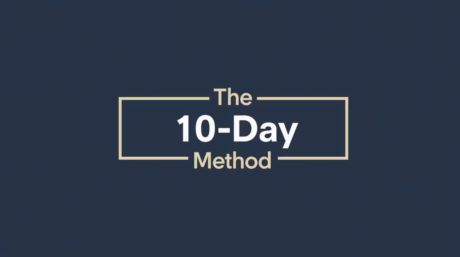 10-Day Method's