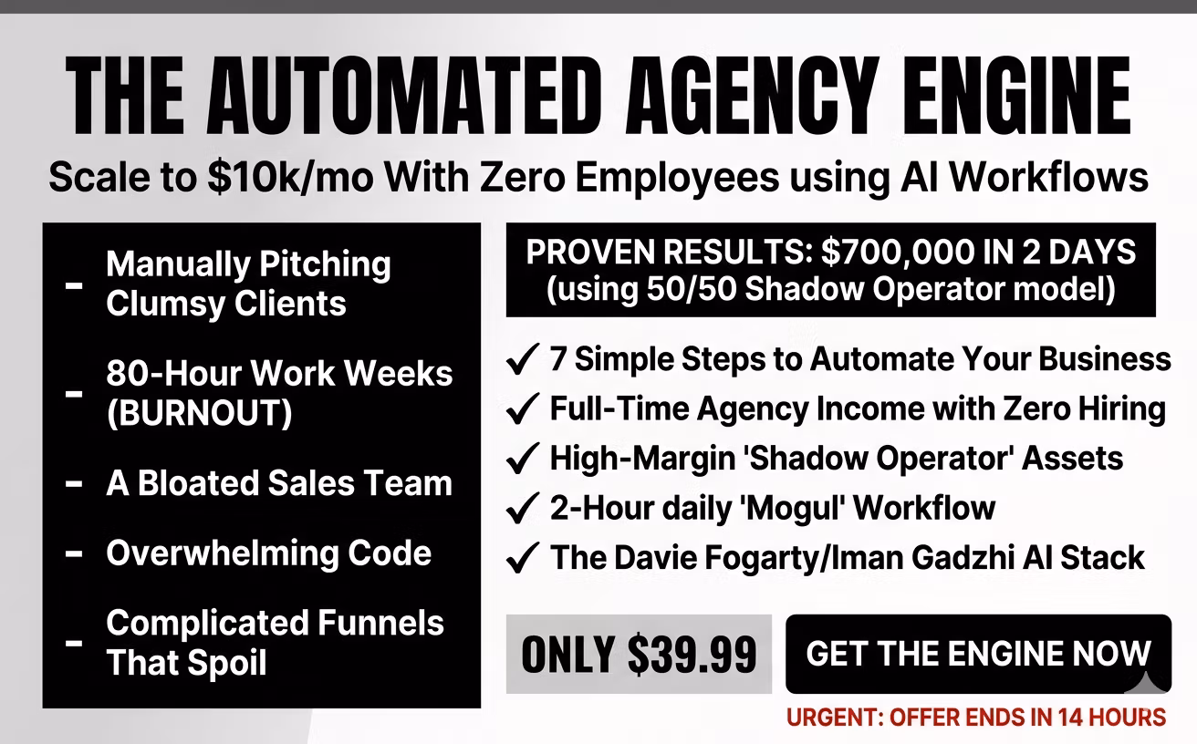 The Automated Agency Engine: How to scale a creative agency to $10k/mo 