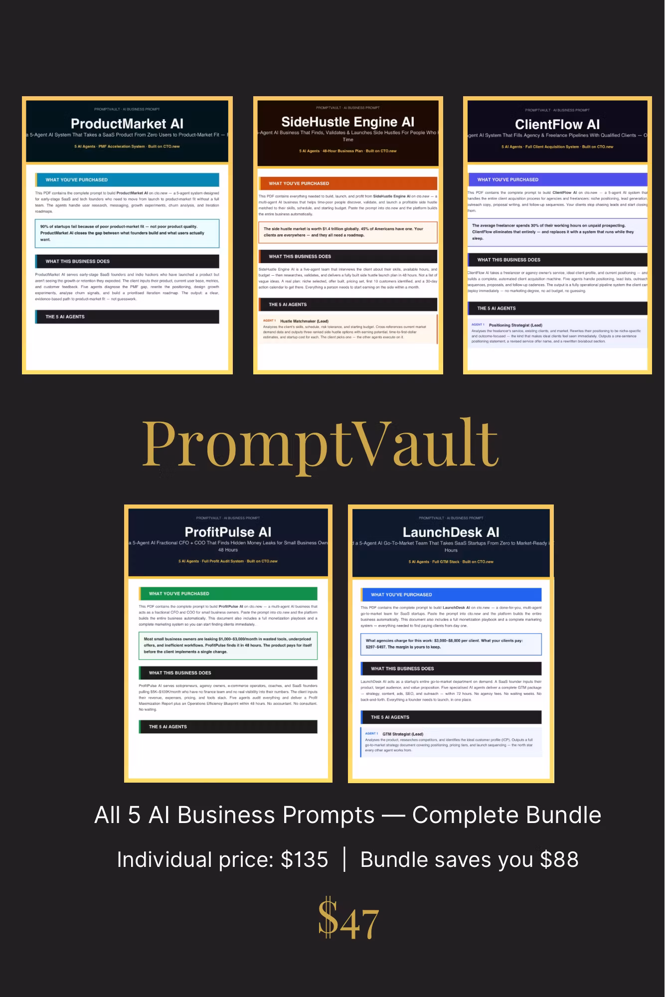 The Complete Bundle — All 5 AI Businesses