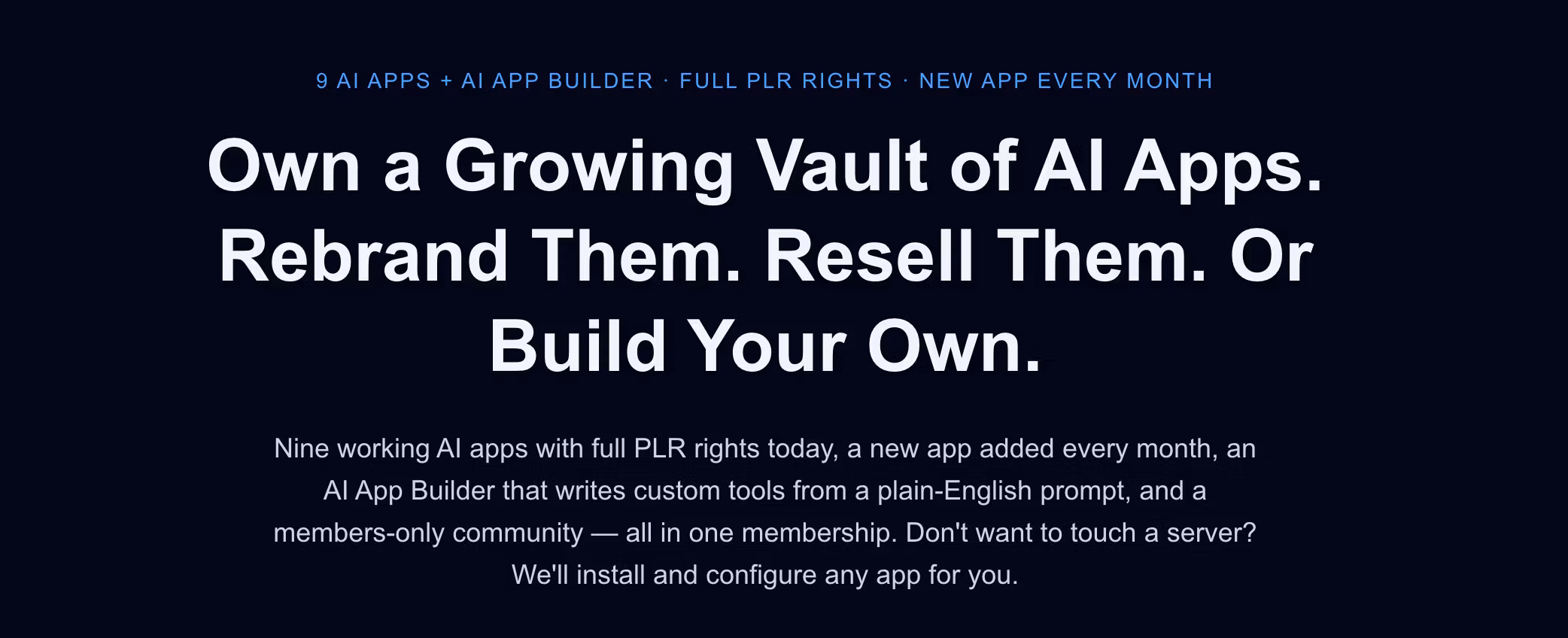 PLR App Business