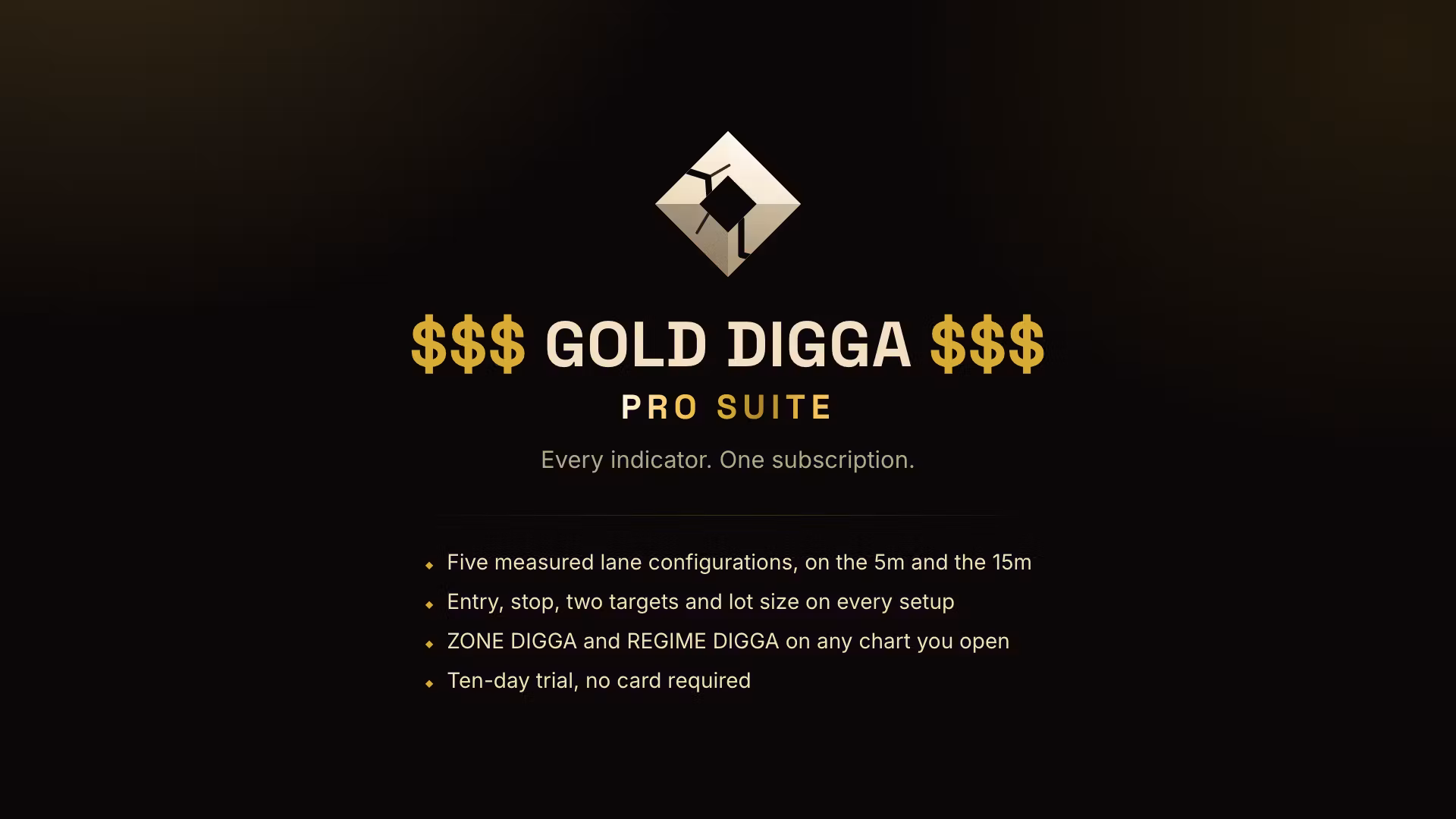 $$$ GOLD DIGGA $$$ PRO SUITE - Annual (-30%)