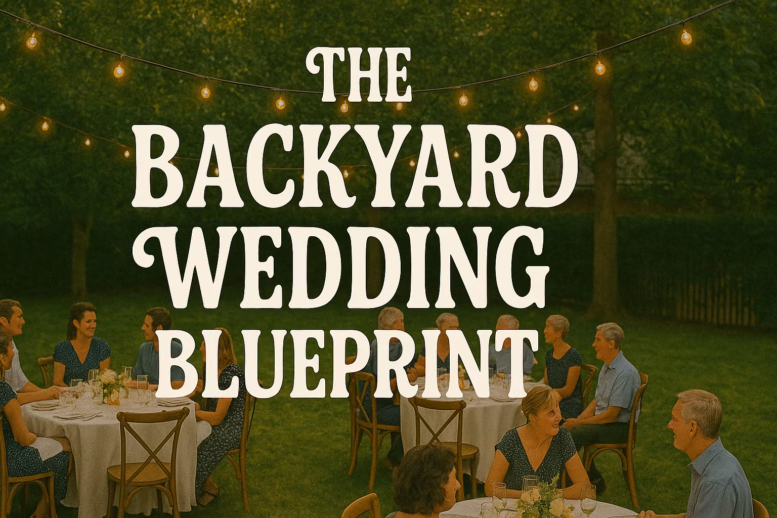 The Backyard Wedding Blueprint