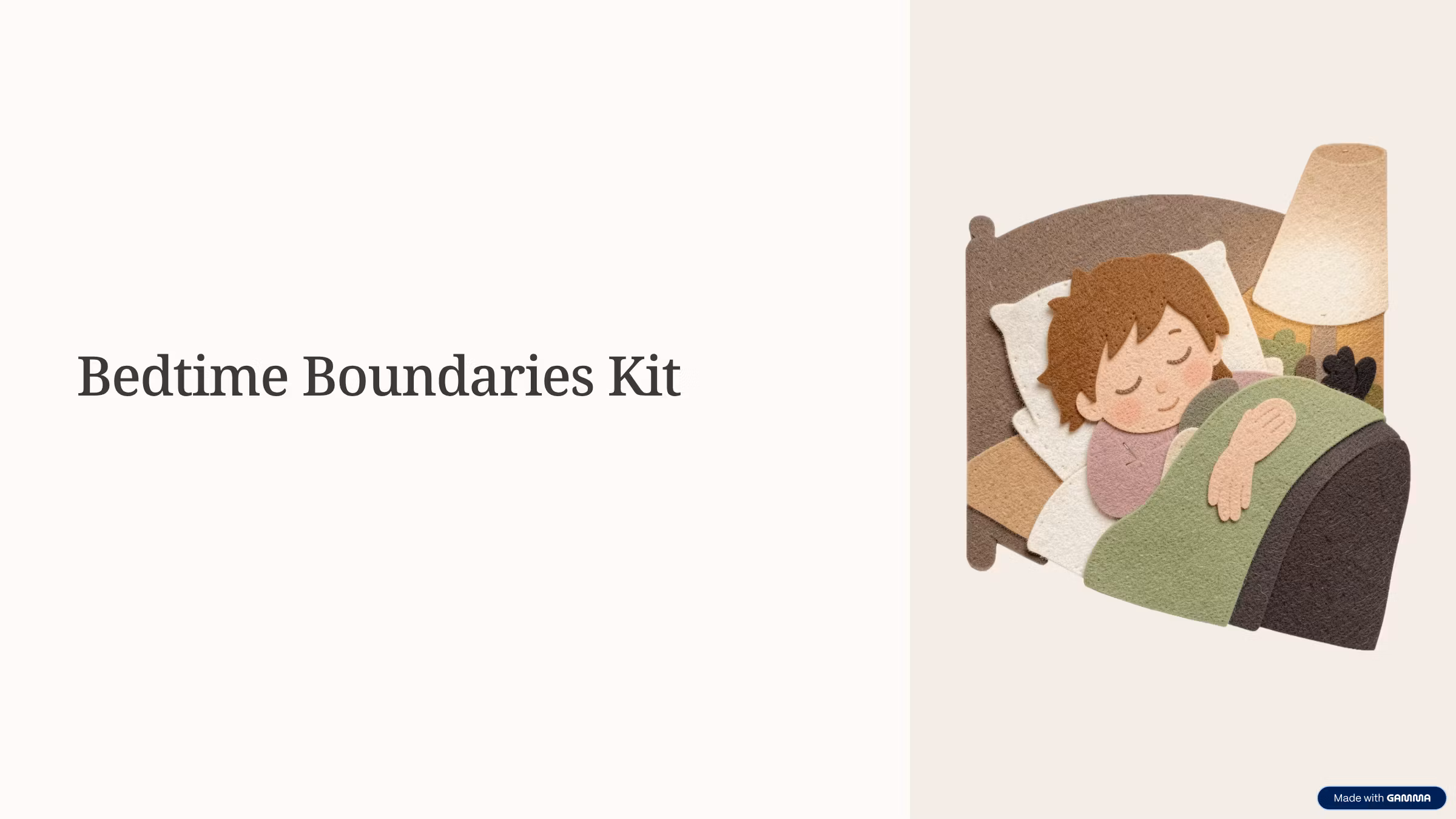 Bedtime Boundaries Kit