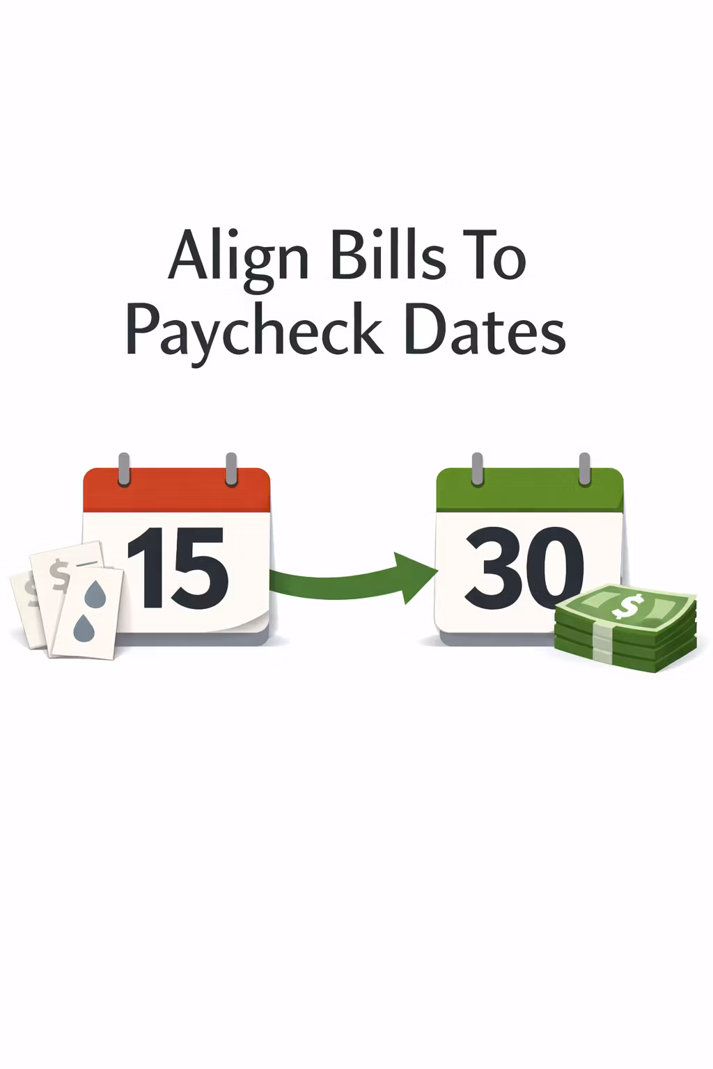 Align Bills To Paycheck Dates