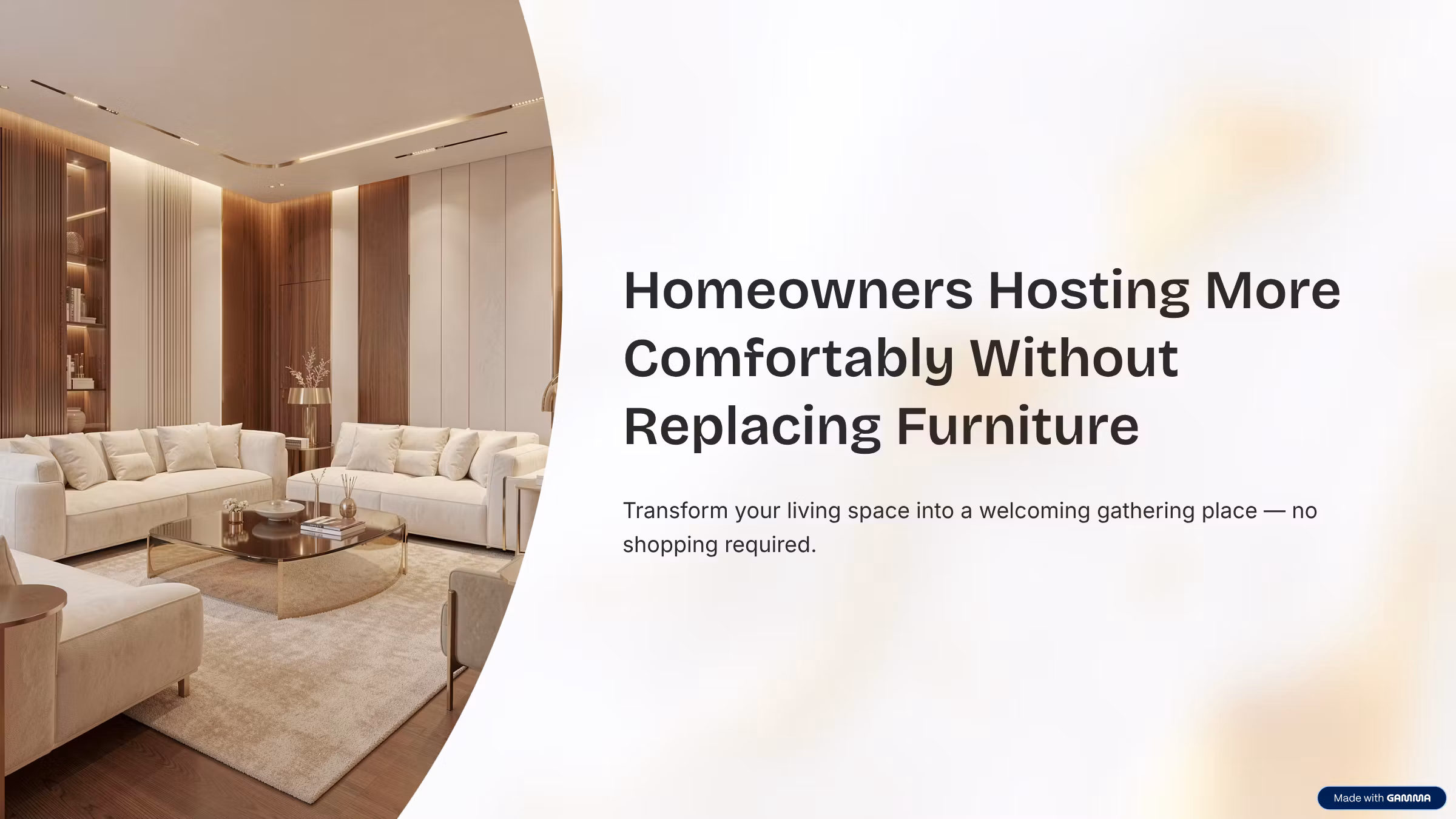 Homeowners Hosting More Comfortably Without Replacing Furniture