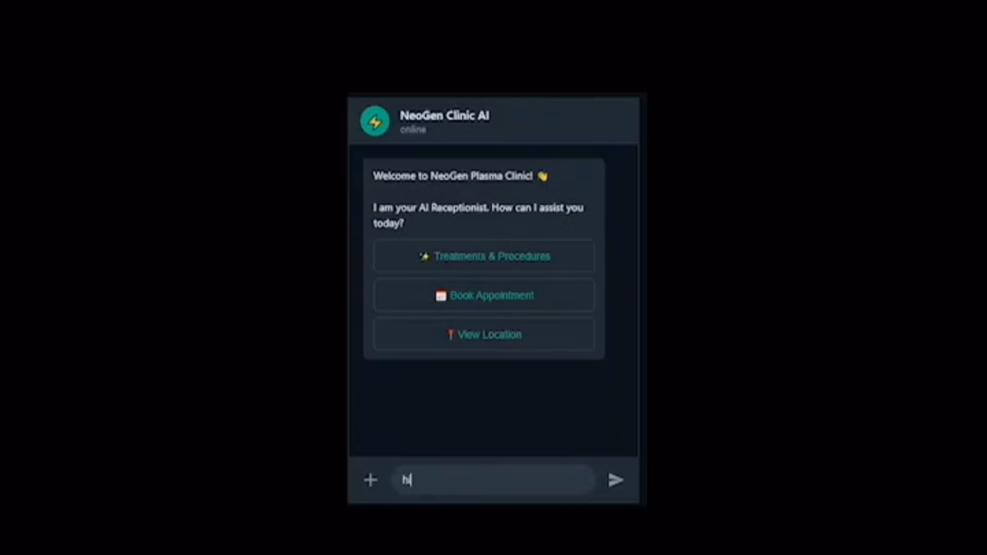 Nerve Receptionist Bot