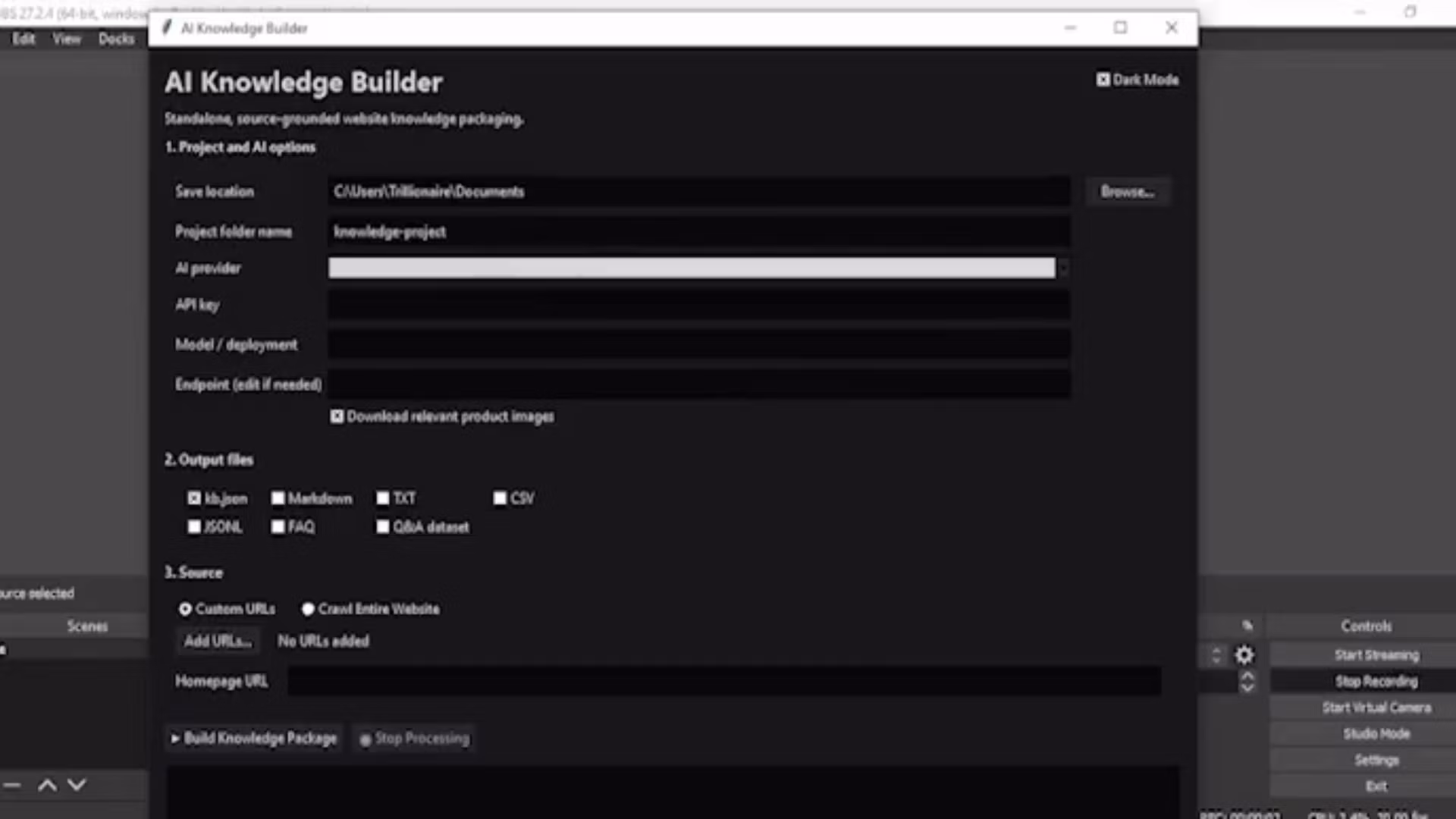 Nerve Knowledge Builder