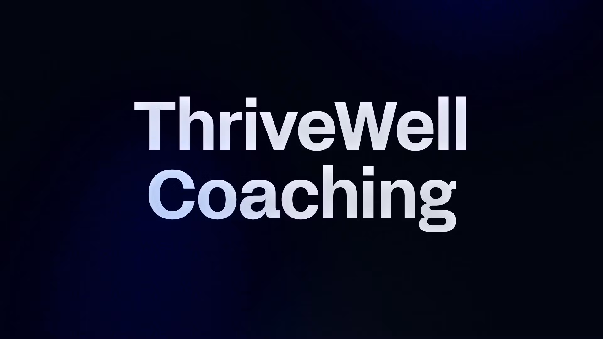 ThriveWell Coaching