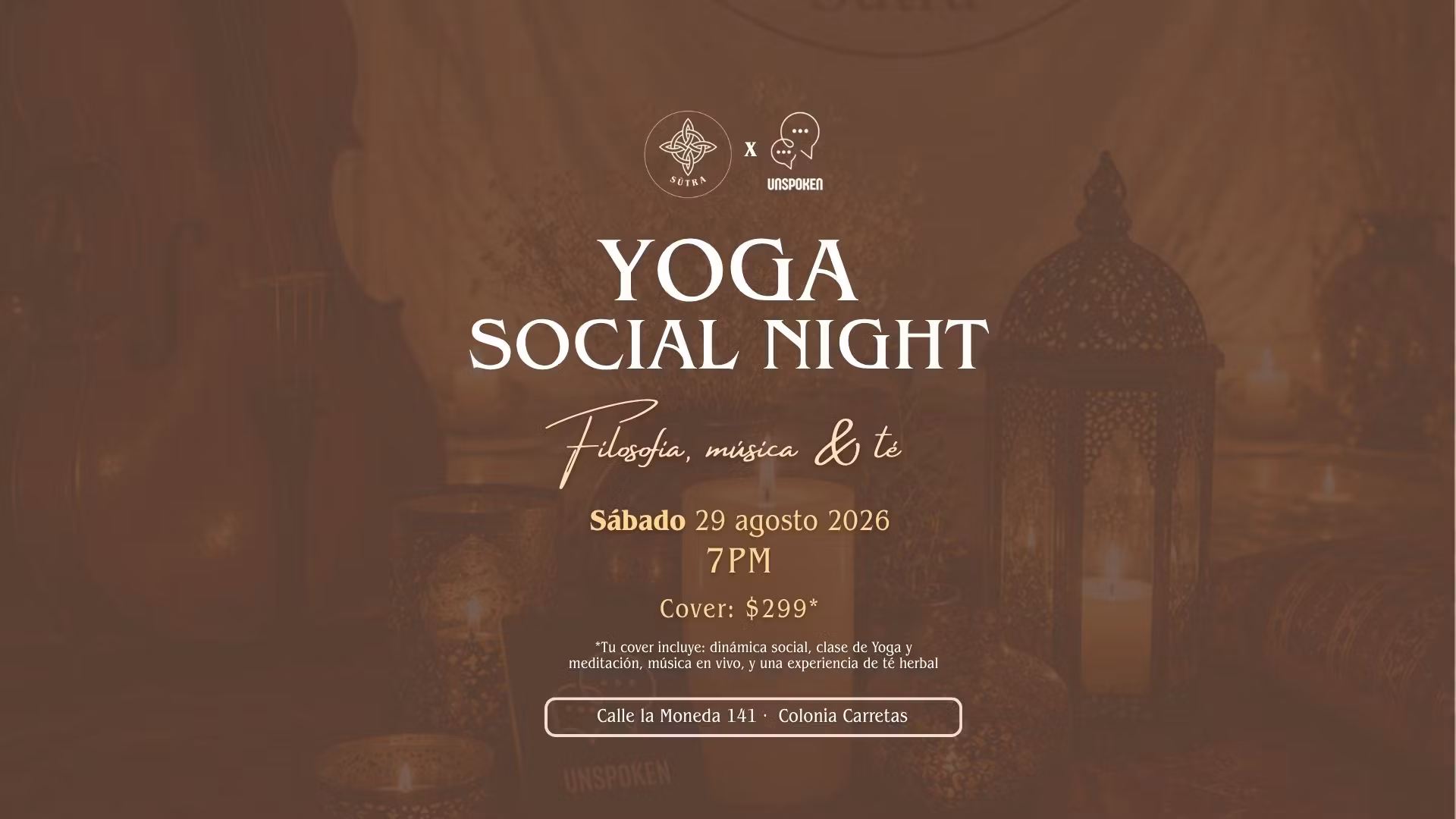YOGA SOCIAL NIGHT 🧘‍♀️🕯️