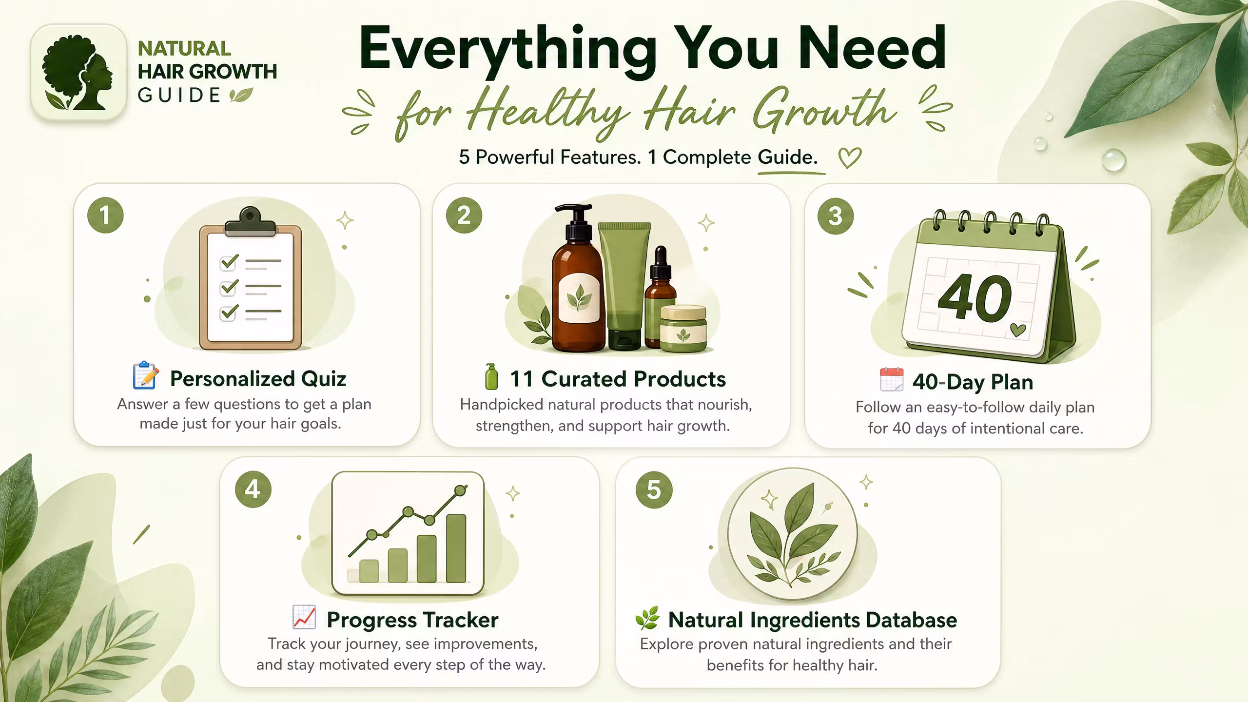 Your Natural Hair Growth Guide - FREE QUIZ INSIDE