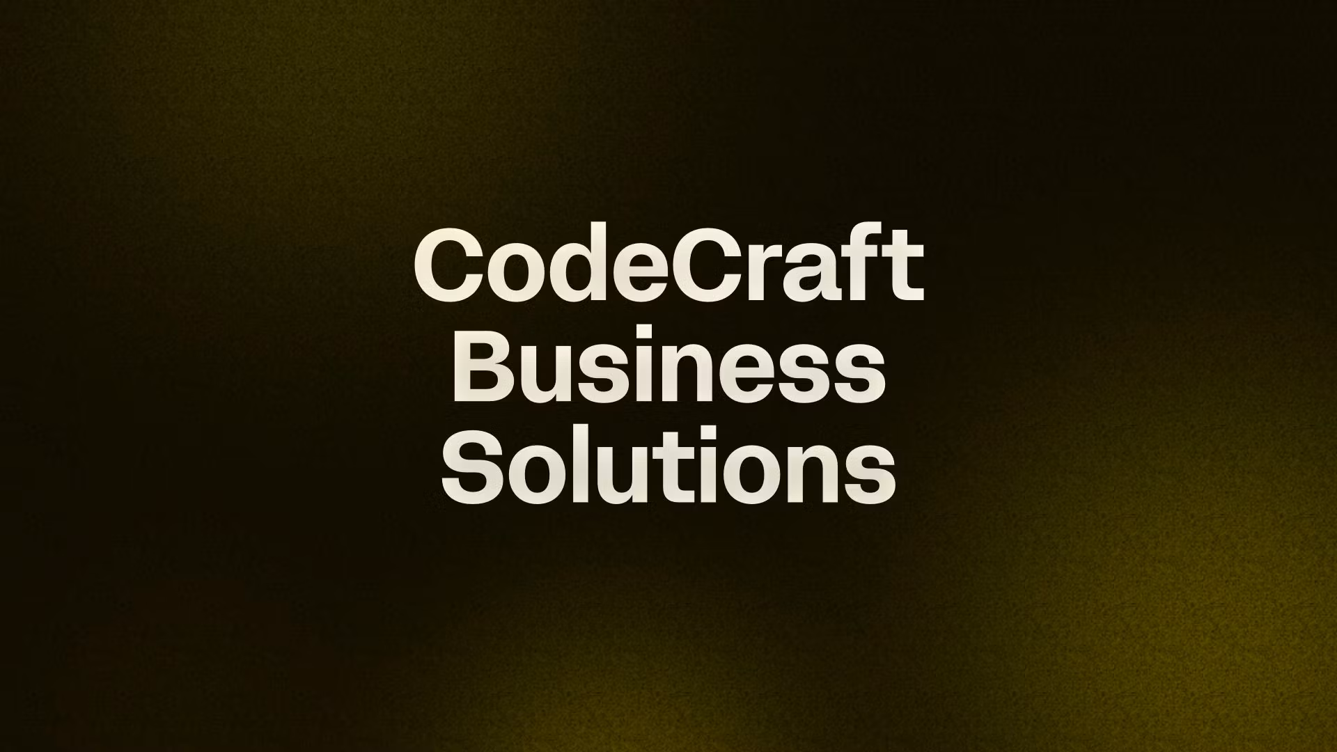 CodeCraft Business Solutions