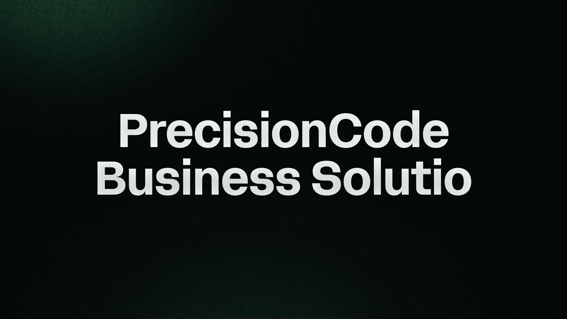 PrecisionCode Business Solutio