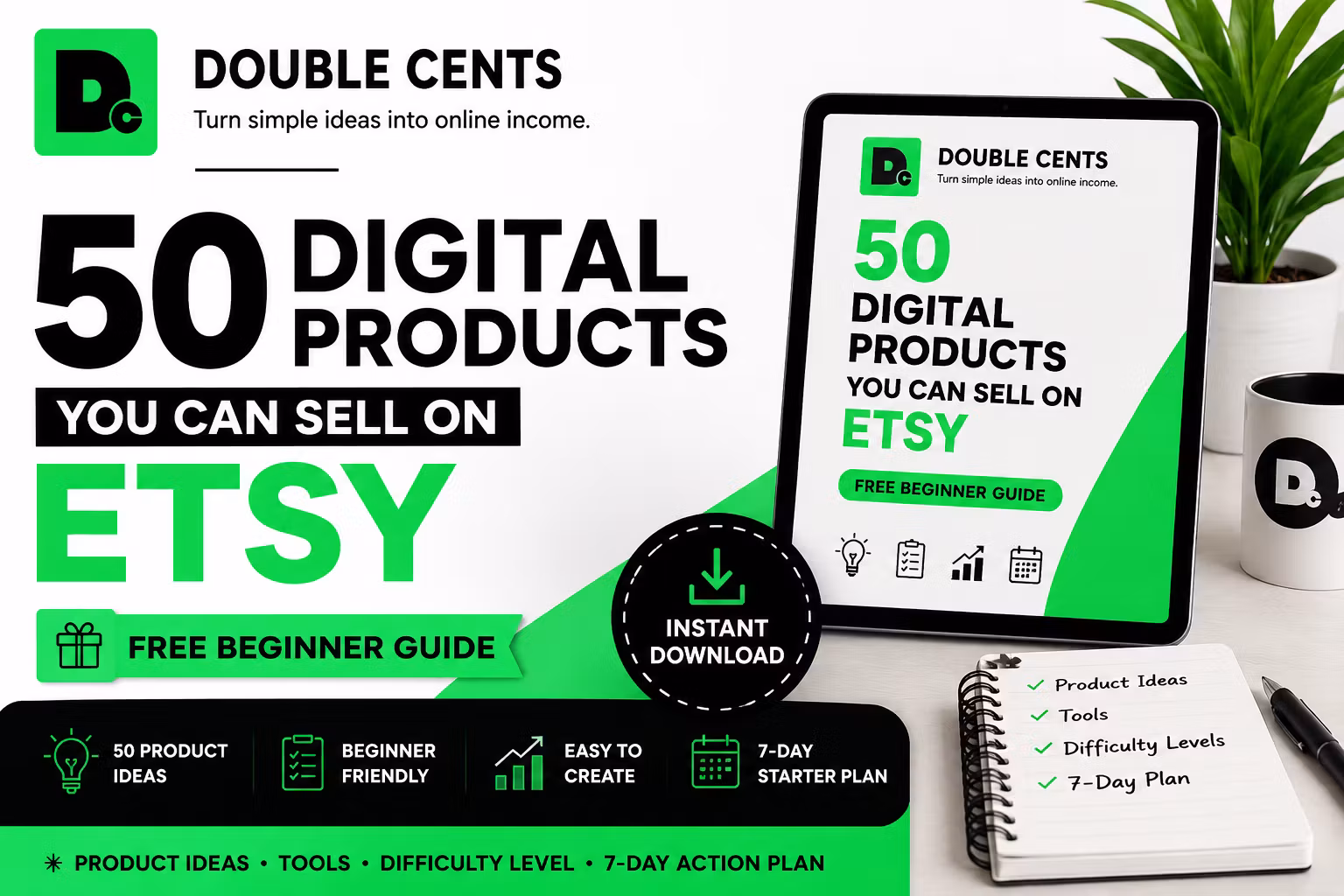 50 Digital Products You Can Sell on Etsy as a Beginner
