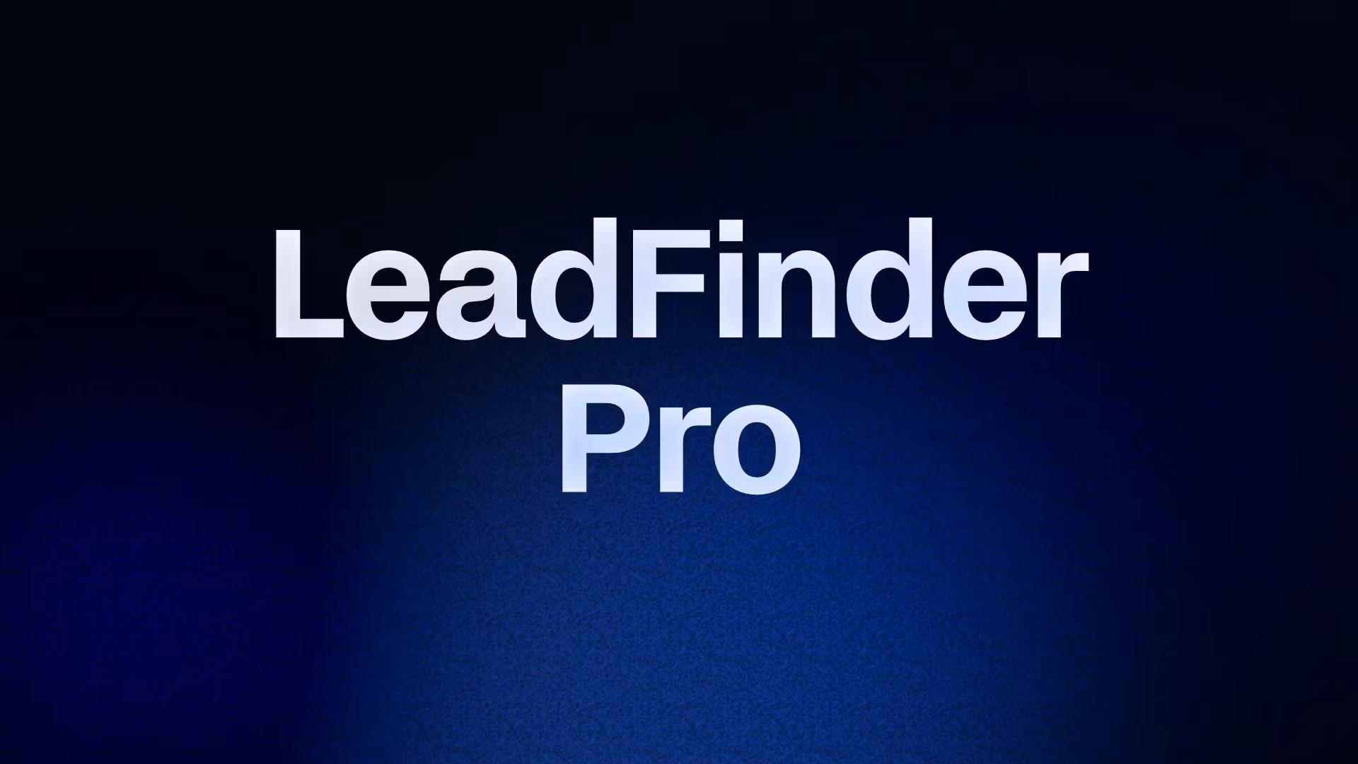 LeadFinder Pro