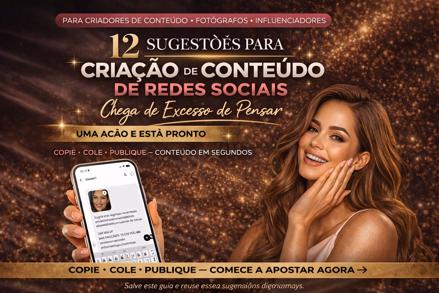 12 Prompts para Criar Conteúdo