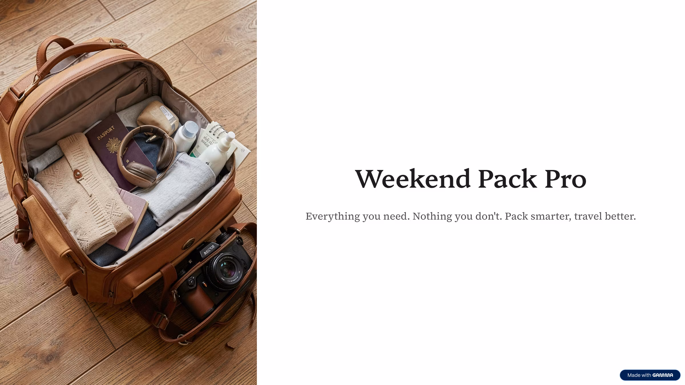 Weekend Pack Pro