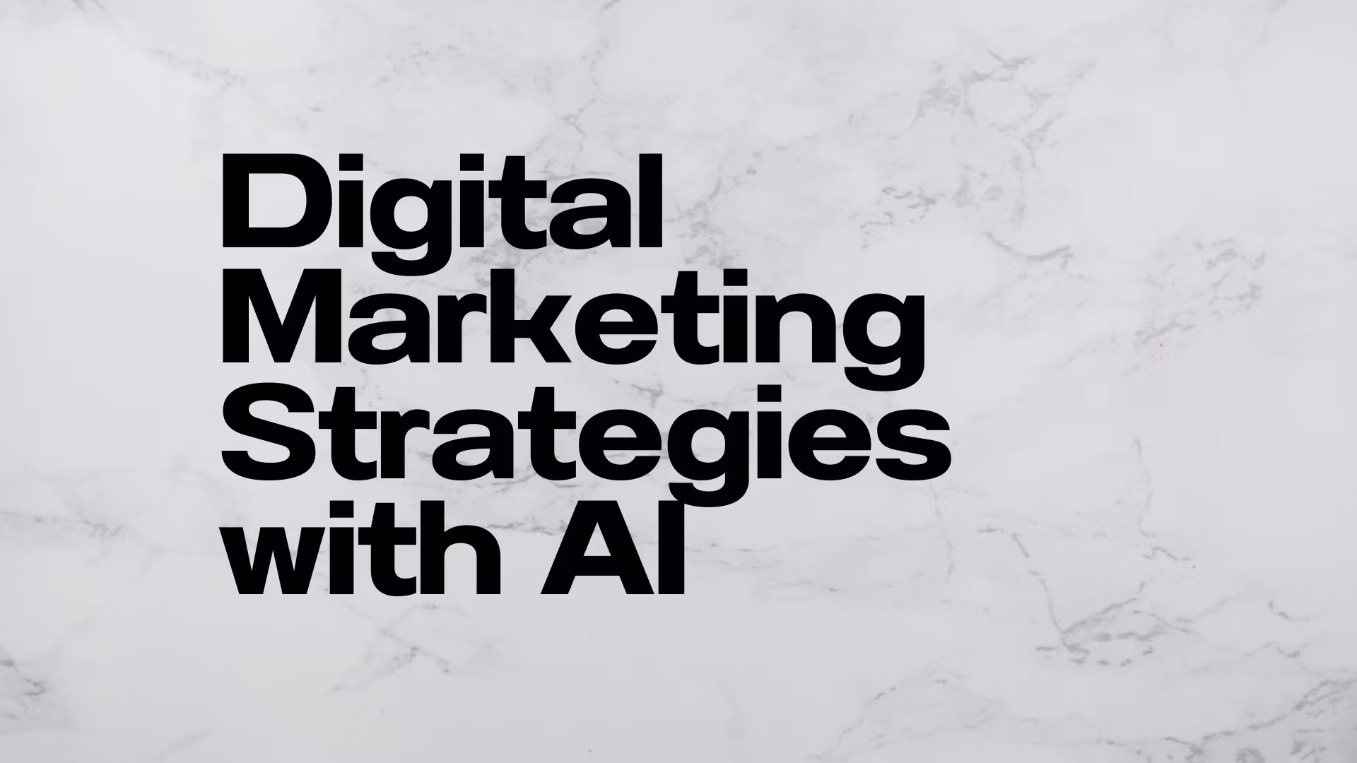 Digital Marketing Strategies 