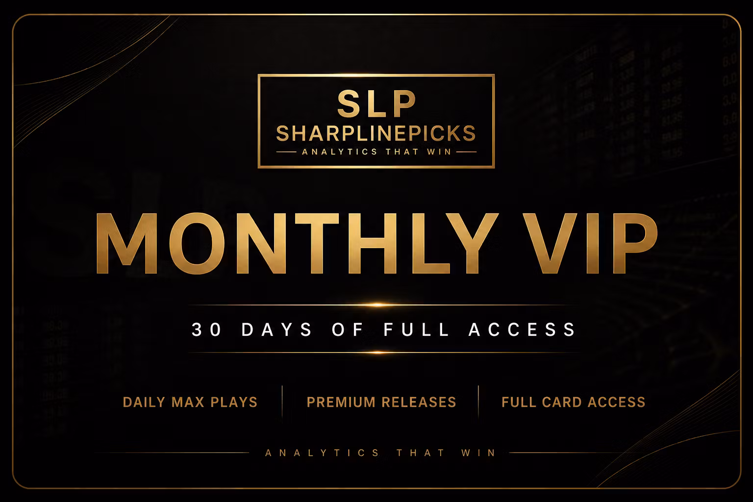 Sharpline Monthly VIP