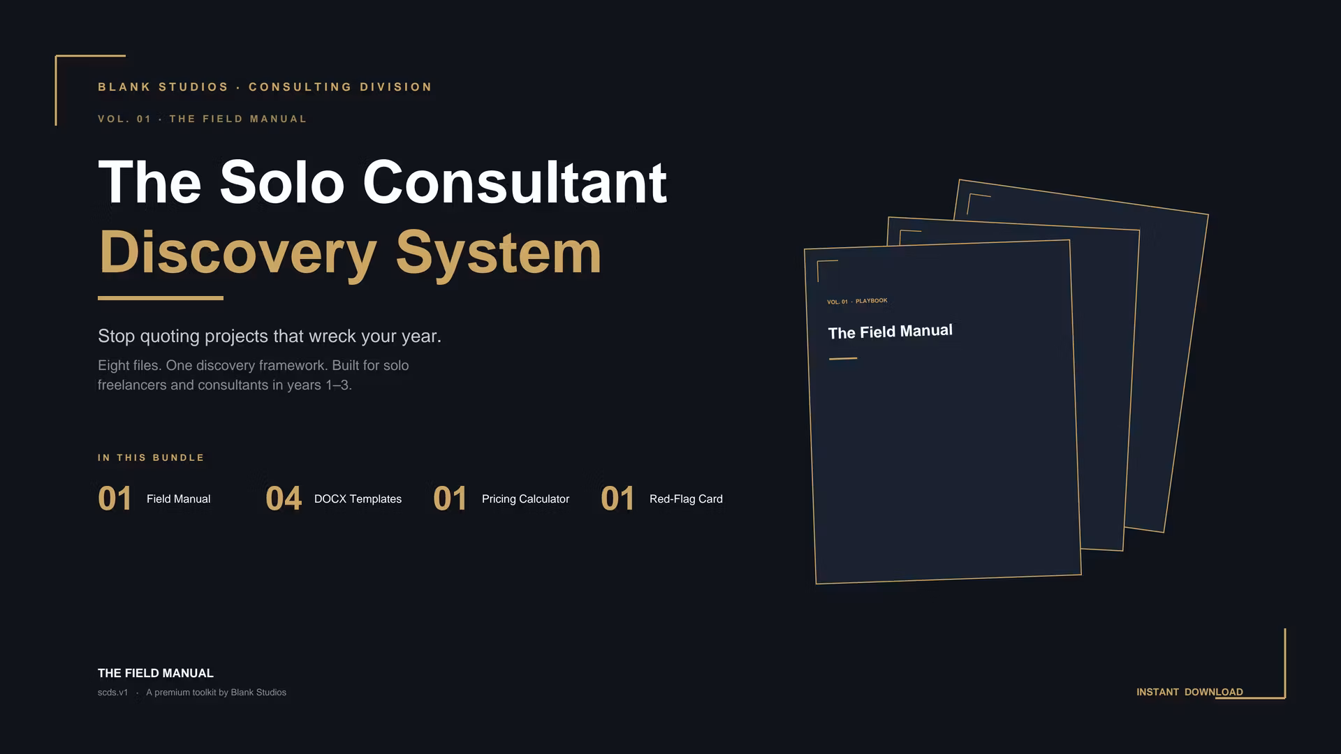 The Solo Consultant Discovery System