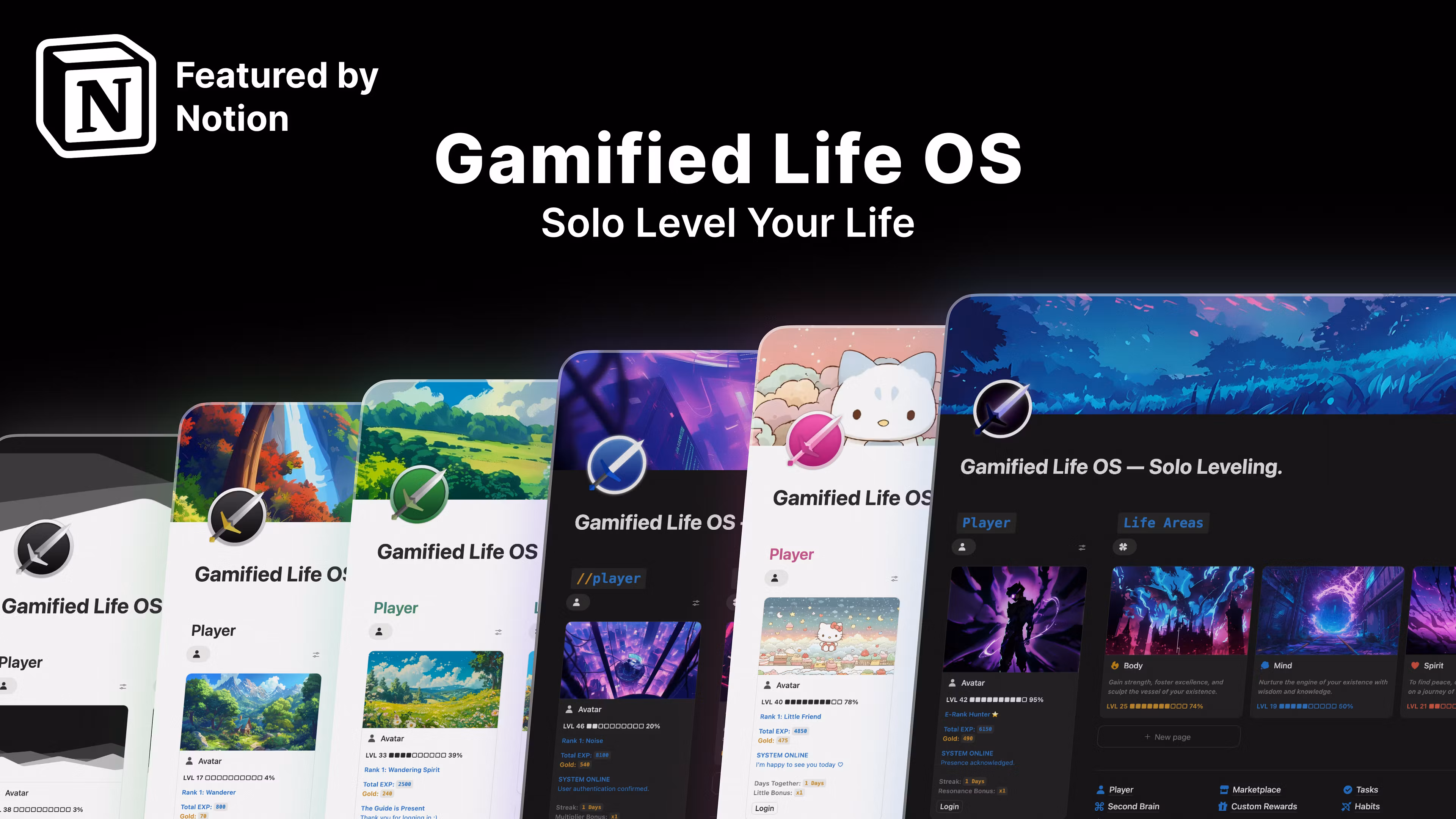 Gamified Life OS Solo Leveling