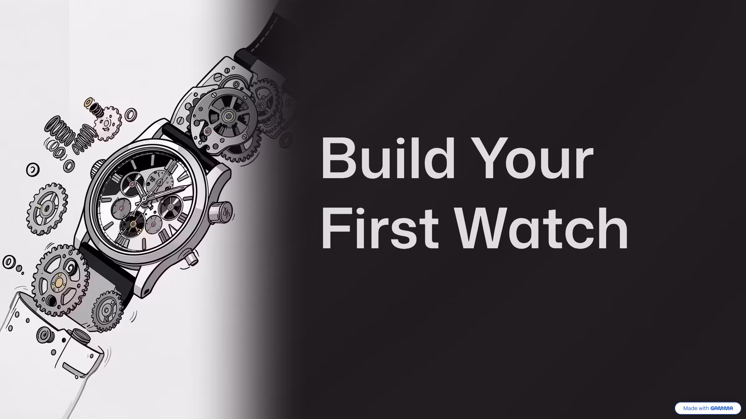 Build Your First Watch 