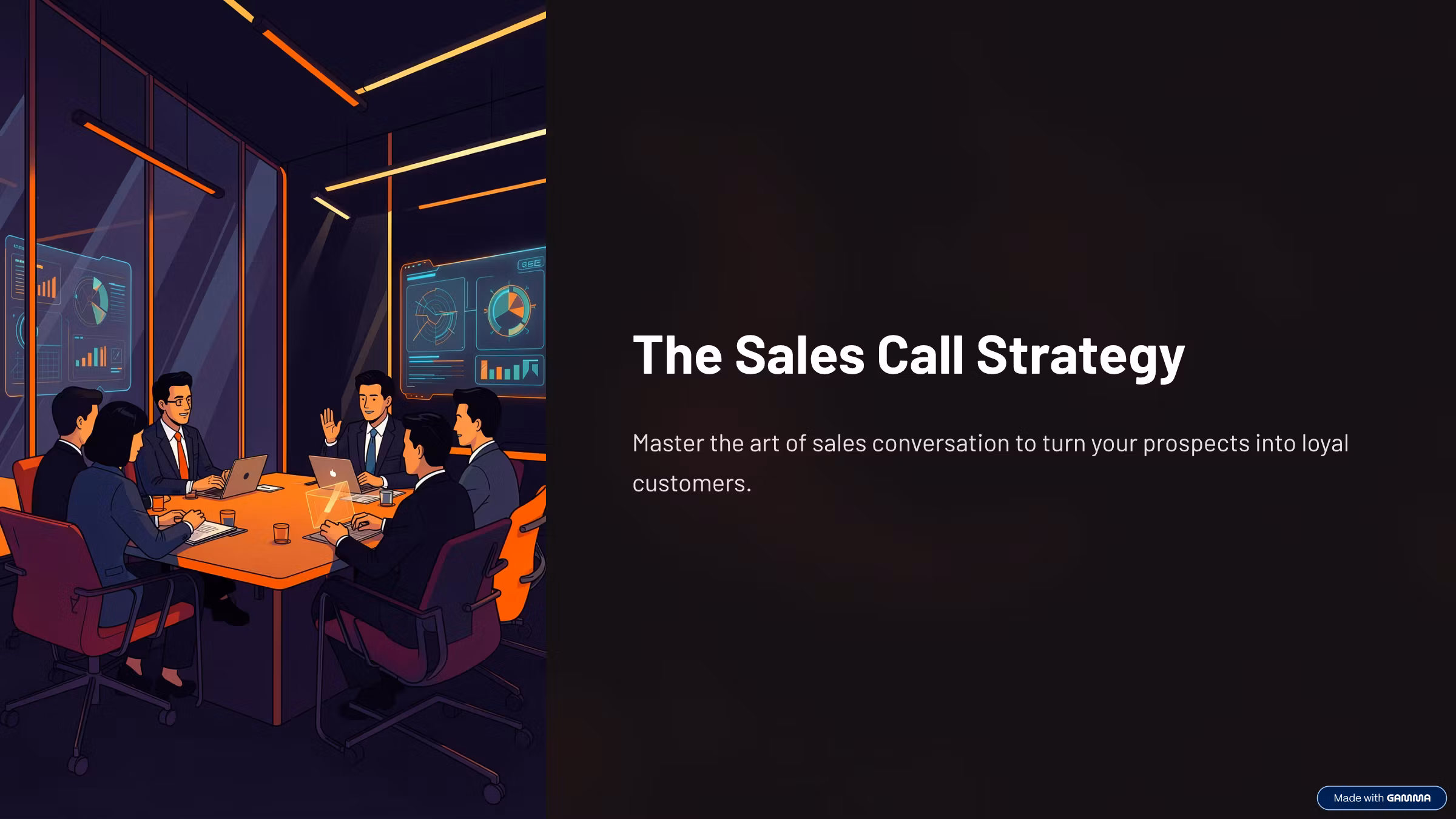 The Sales Call Strategy 