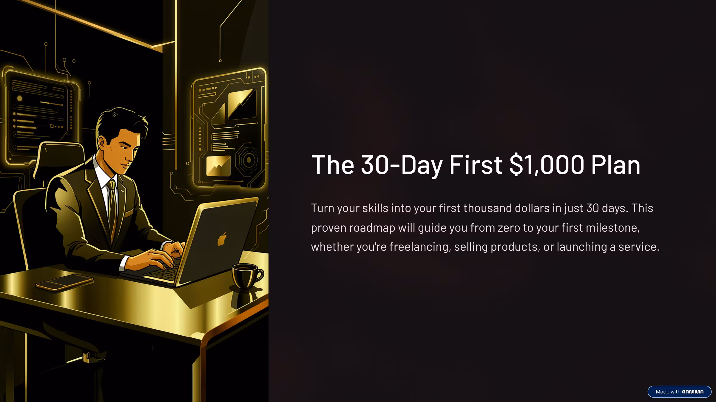 The 30-Day First $1,000 Plan