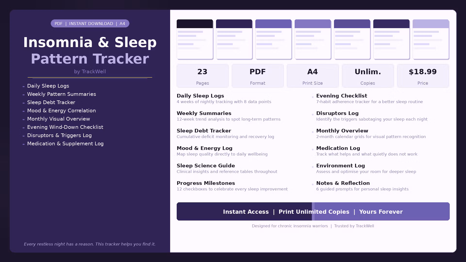 Insomnia & Sleep Pattern Tracker