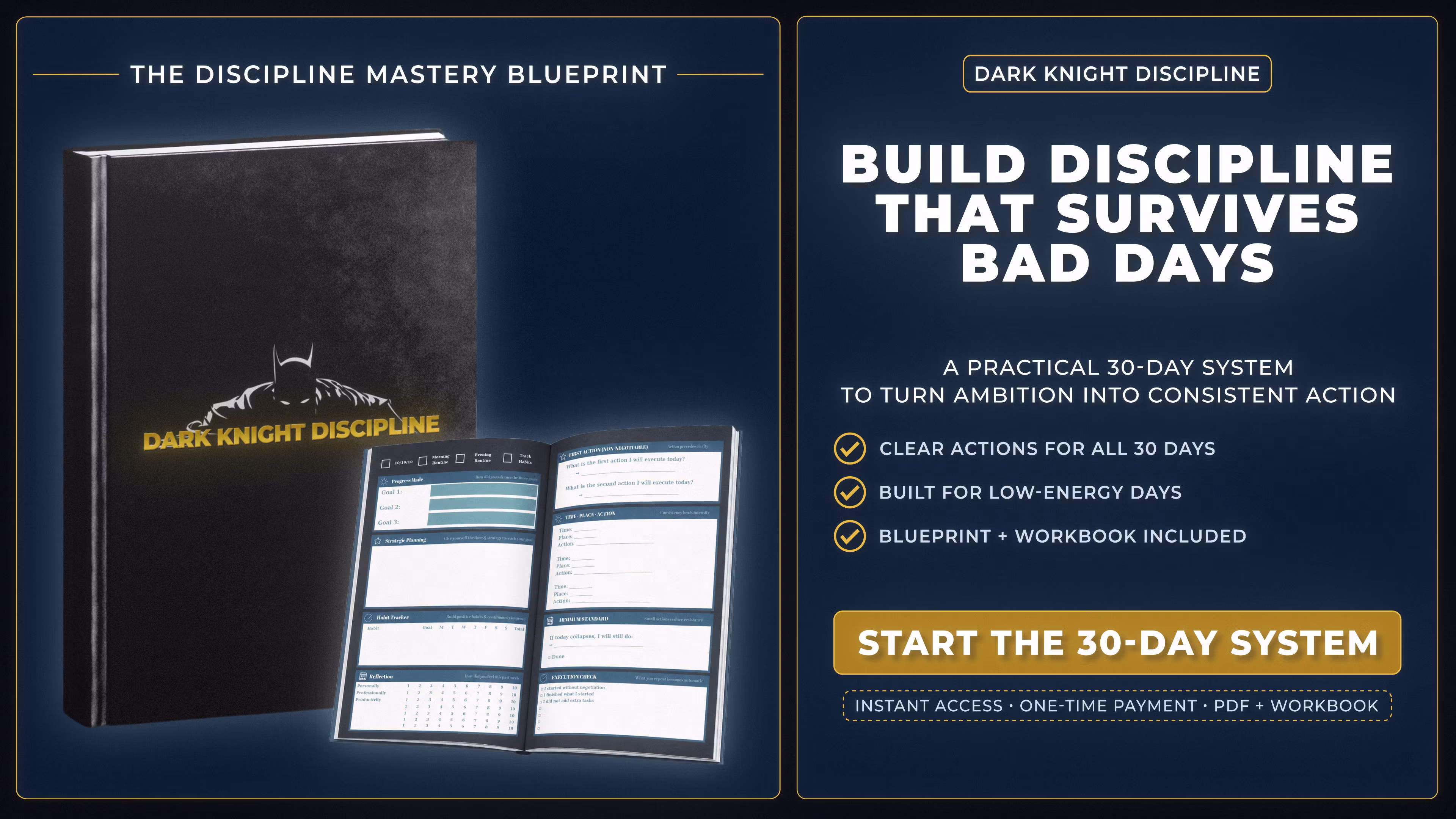 Discipline Mastery Blueprint