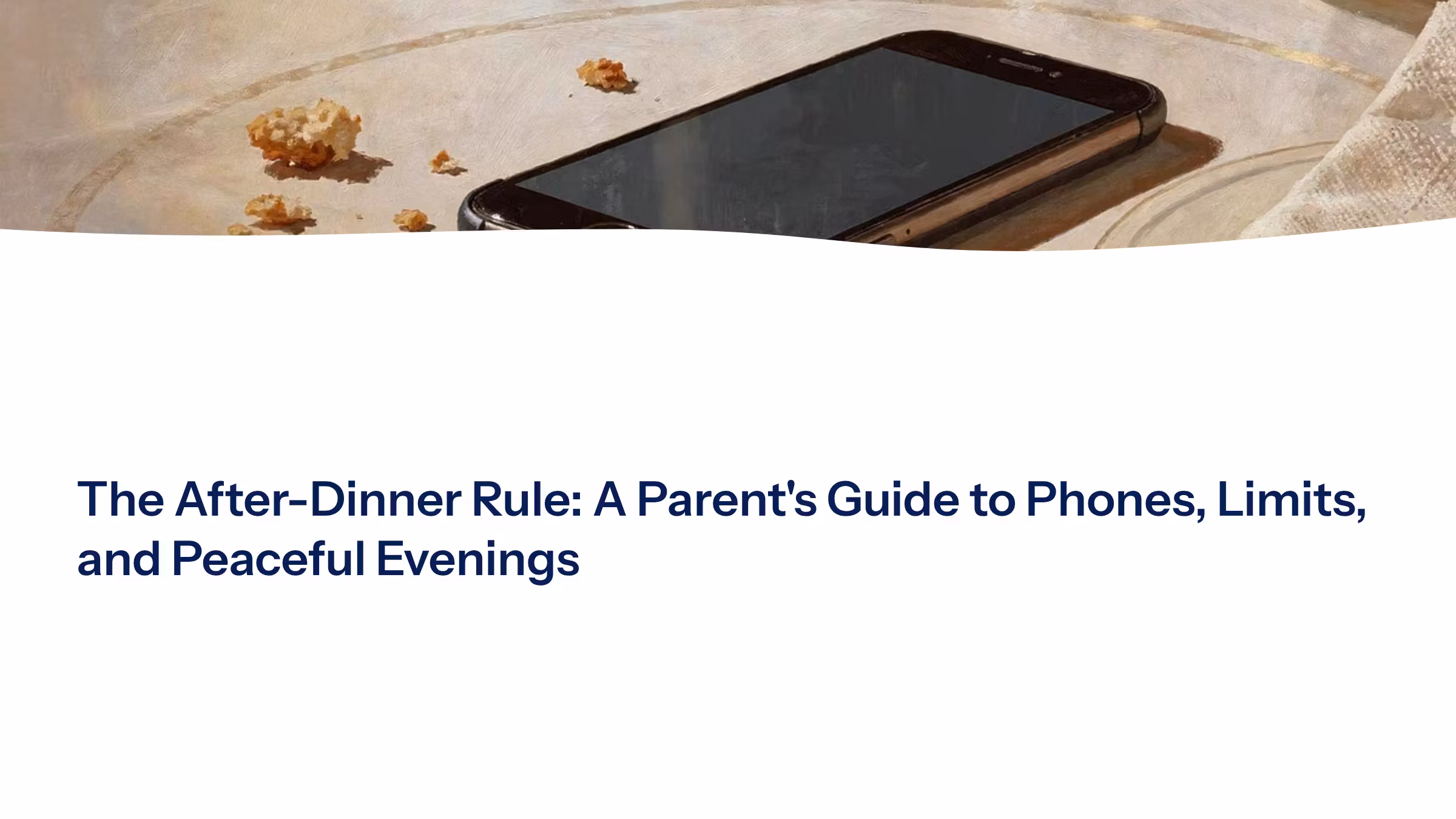 The After-Dinner Rule