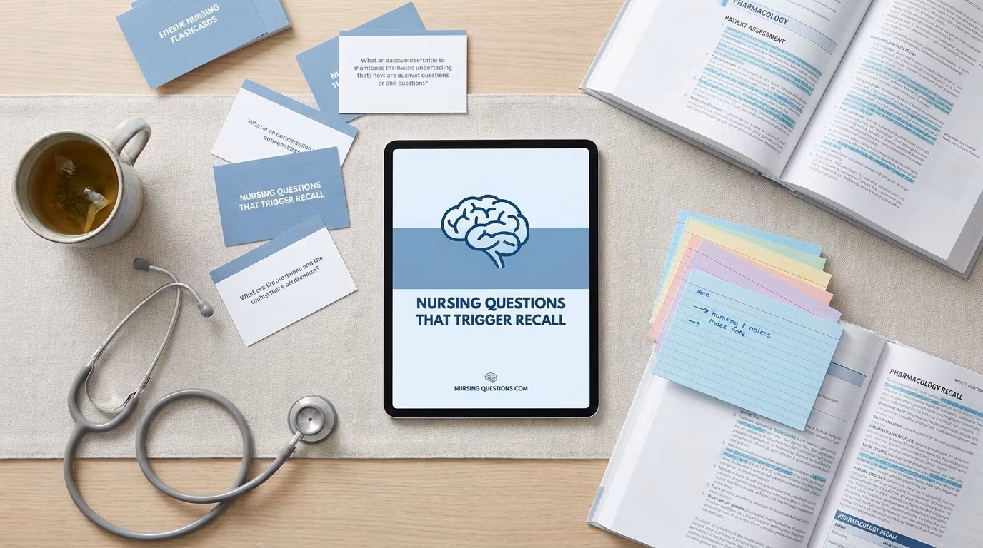 Nursing Questions That Trigger Recall