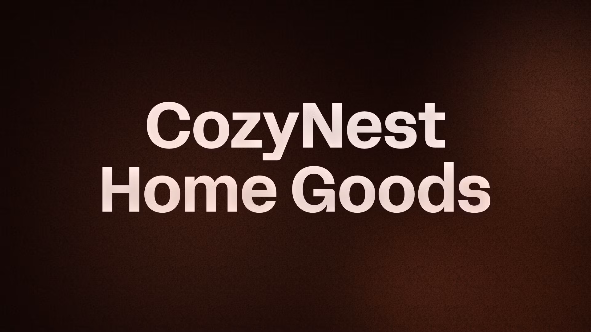 CozyNest Home Goods