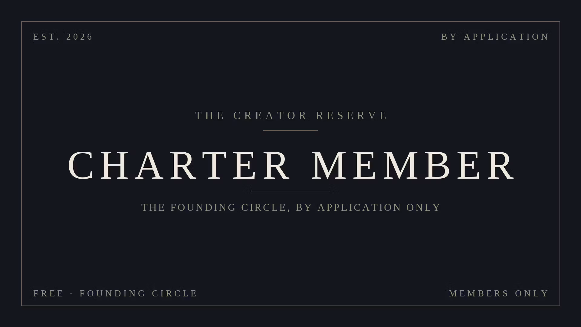 Charter Member