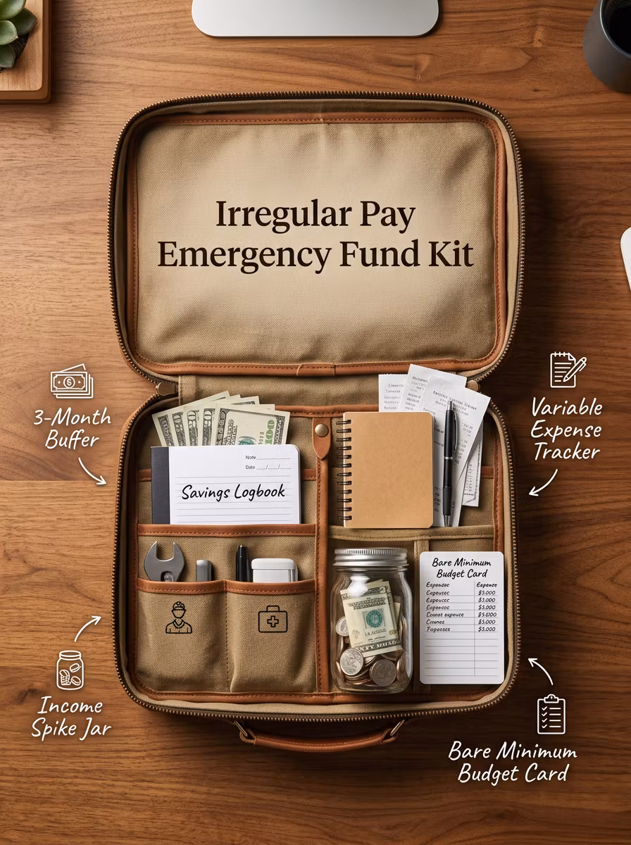 Irregular Pay Emergency Fund Kit