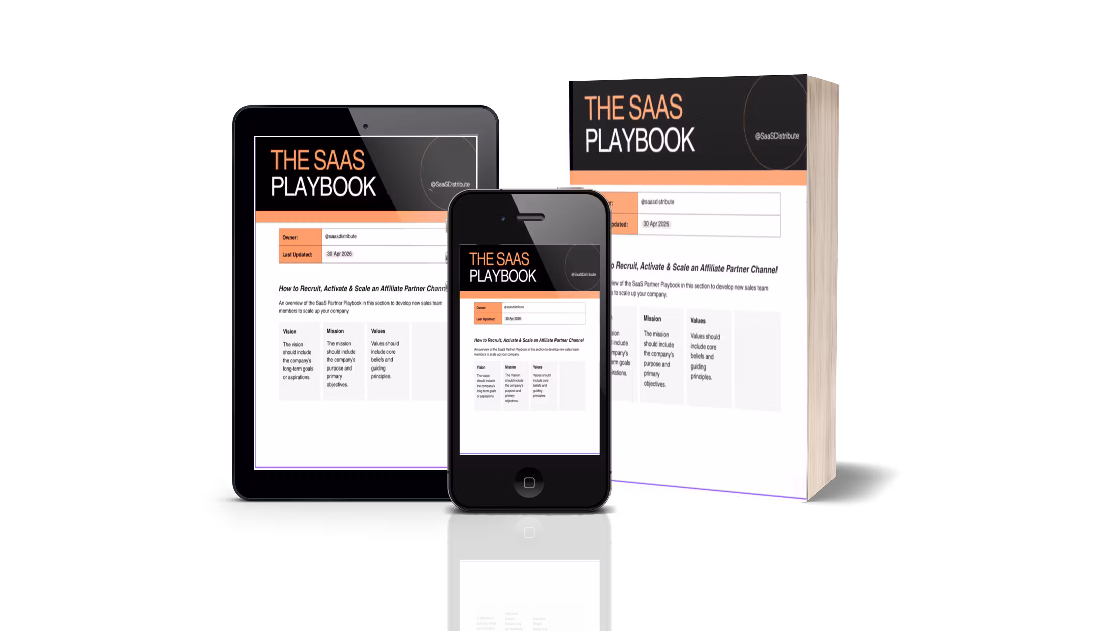 The SaaS Affiliate Partner Playbook Bundle (3 Options: PDF/Audiobook/ Video)