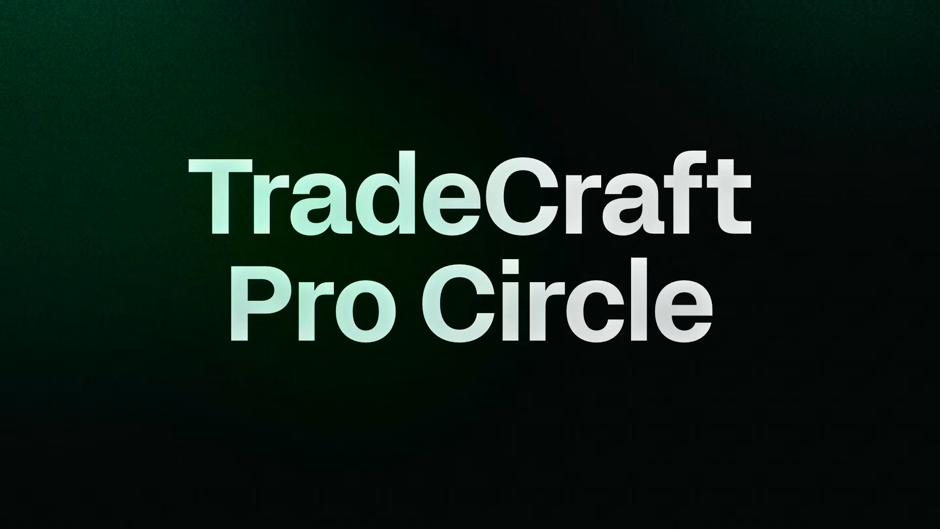 TradeCraft Pro Circle