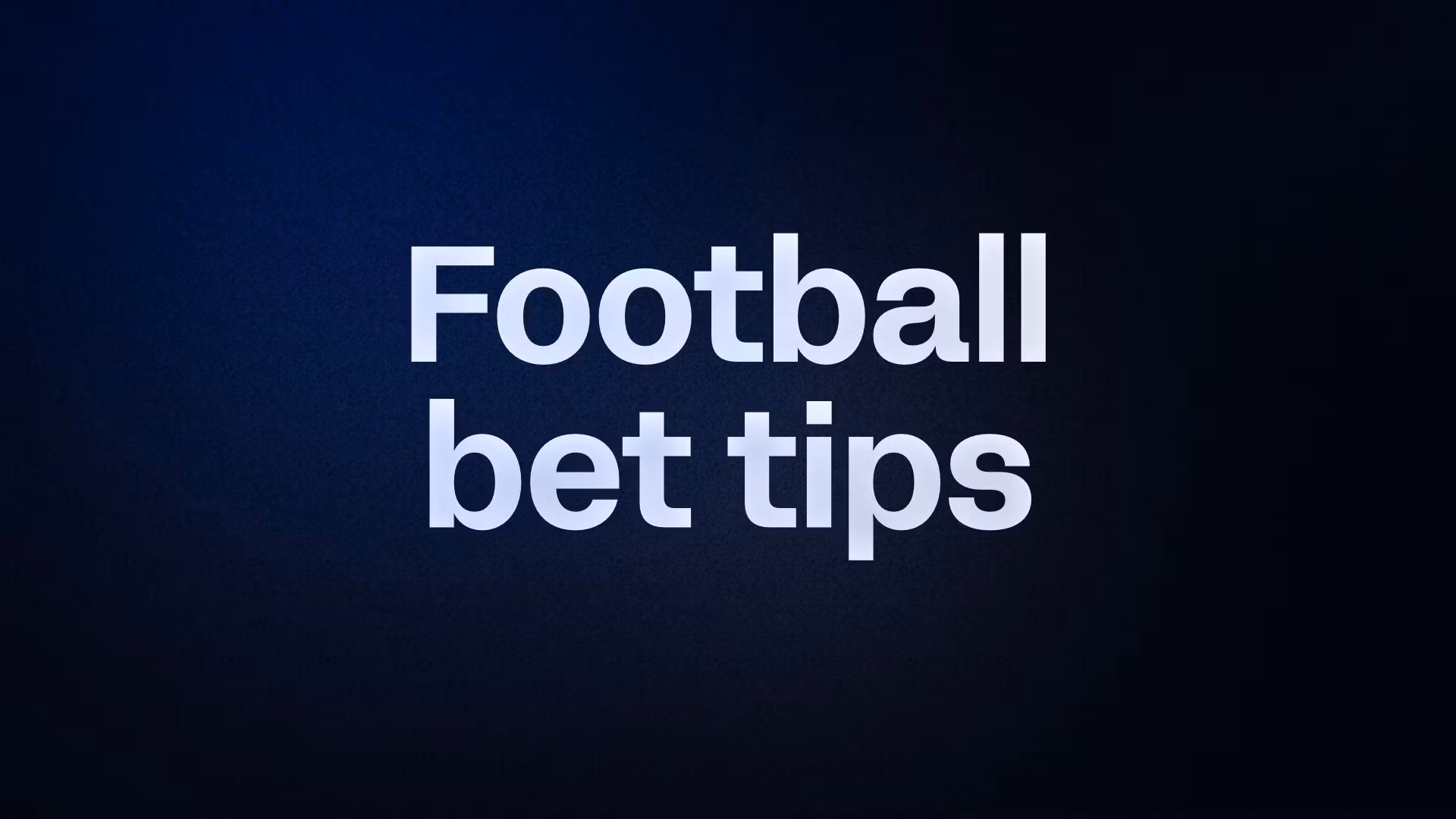 Sport bet tips