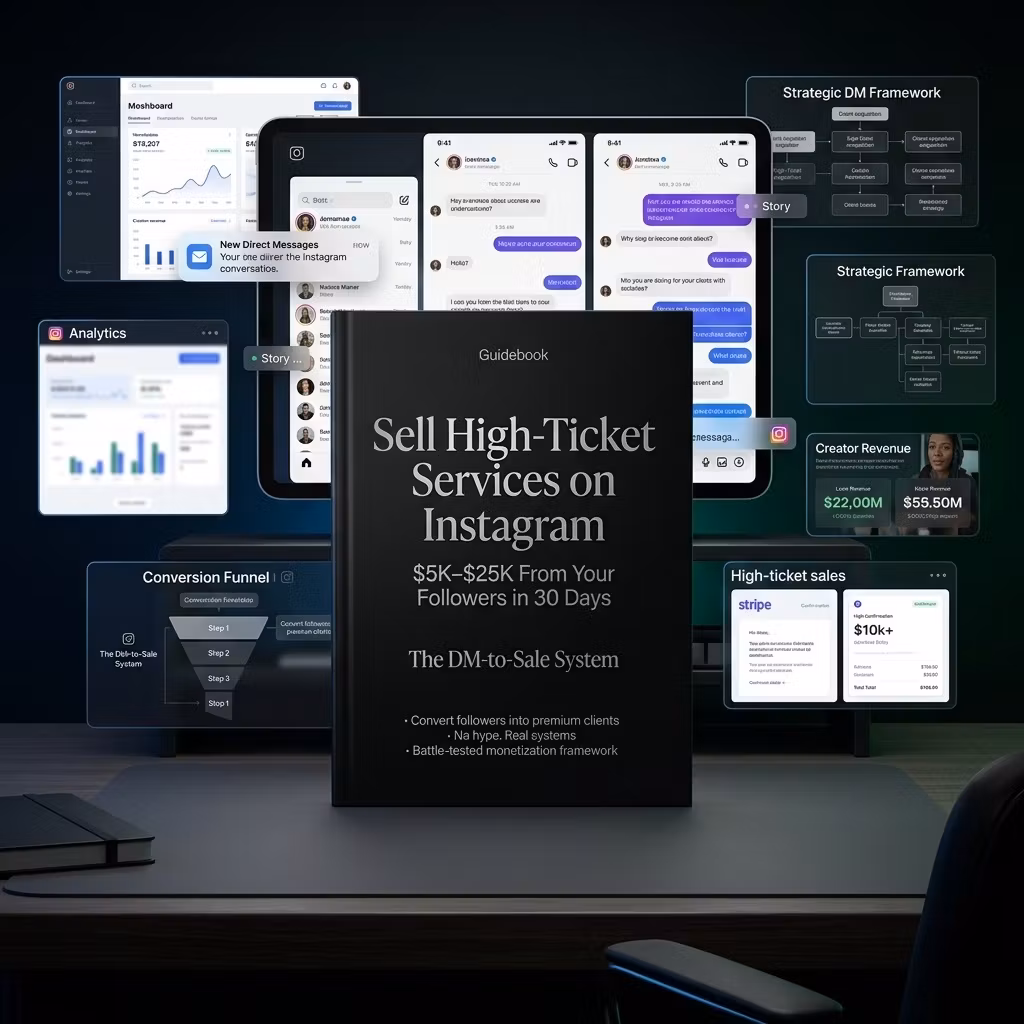 Sell High-Ticket Services on Instagram: $5K-$25K from Your Followers in 30 Days