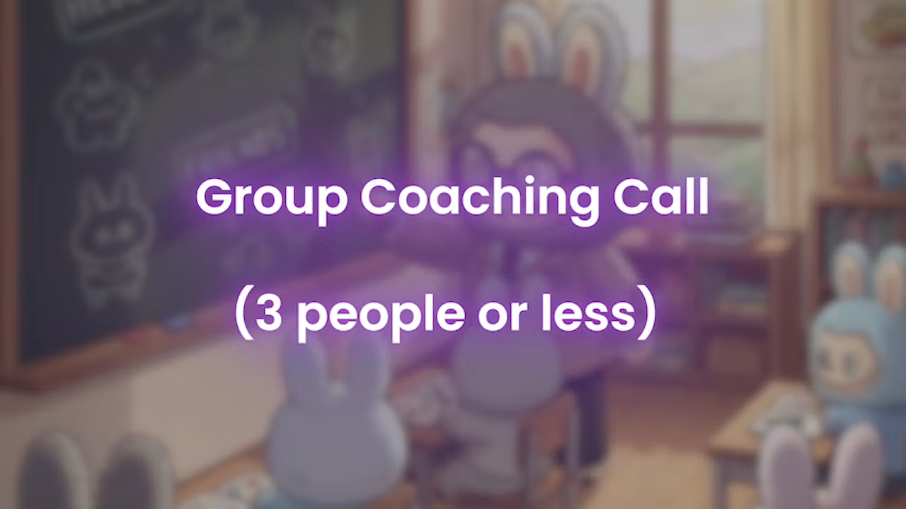 Group Coaching Call (3 people or less)