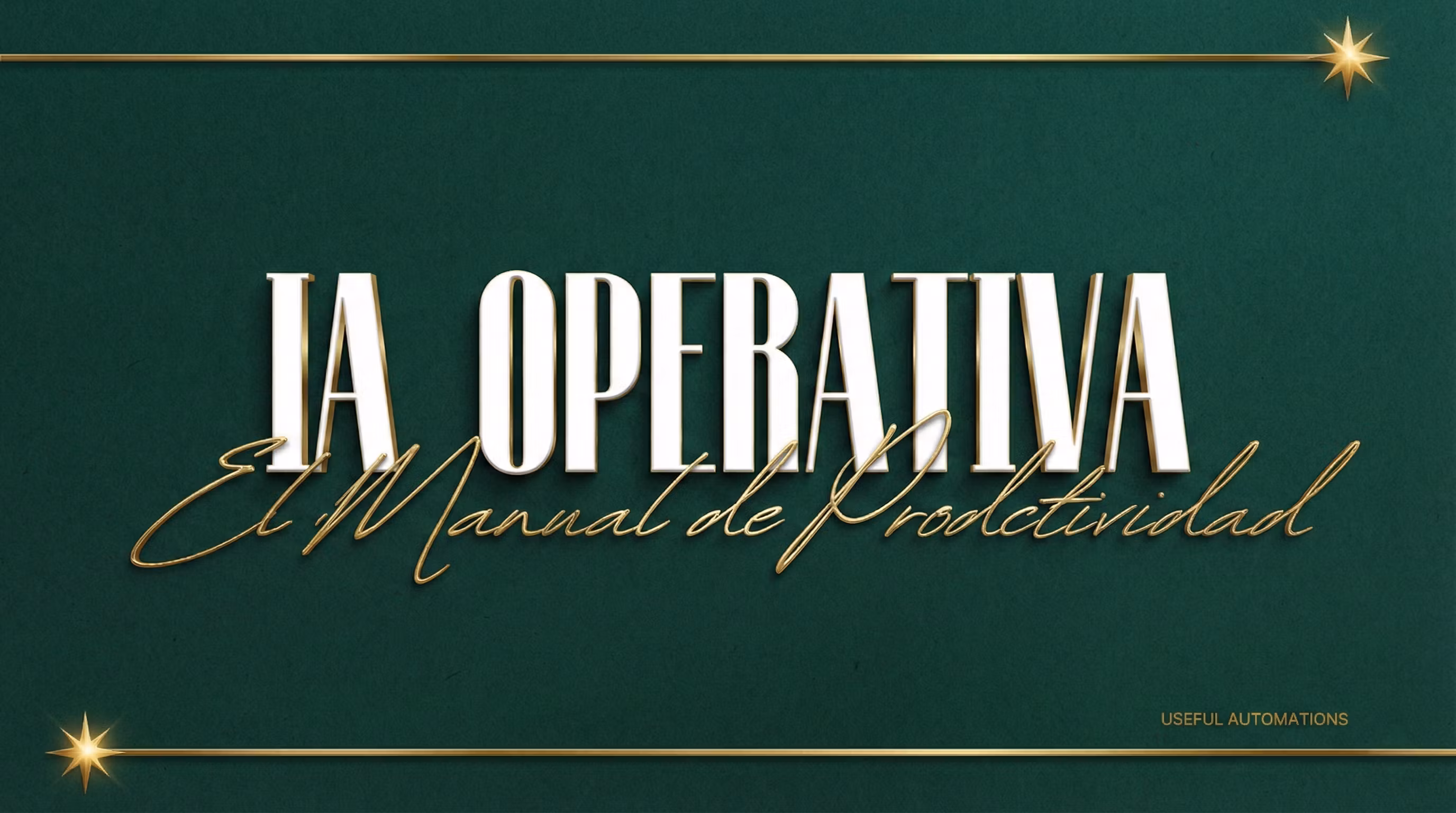 IA Operativa: El Manual de Productividad