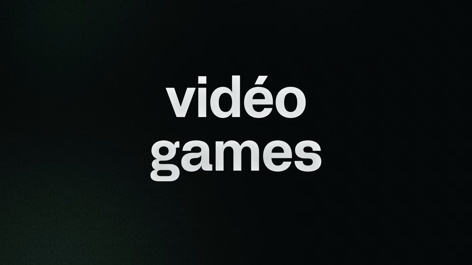 vidéo games 