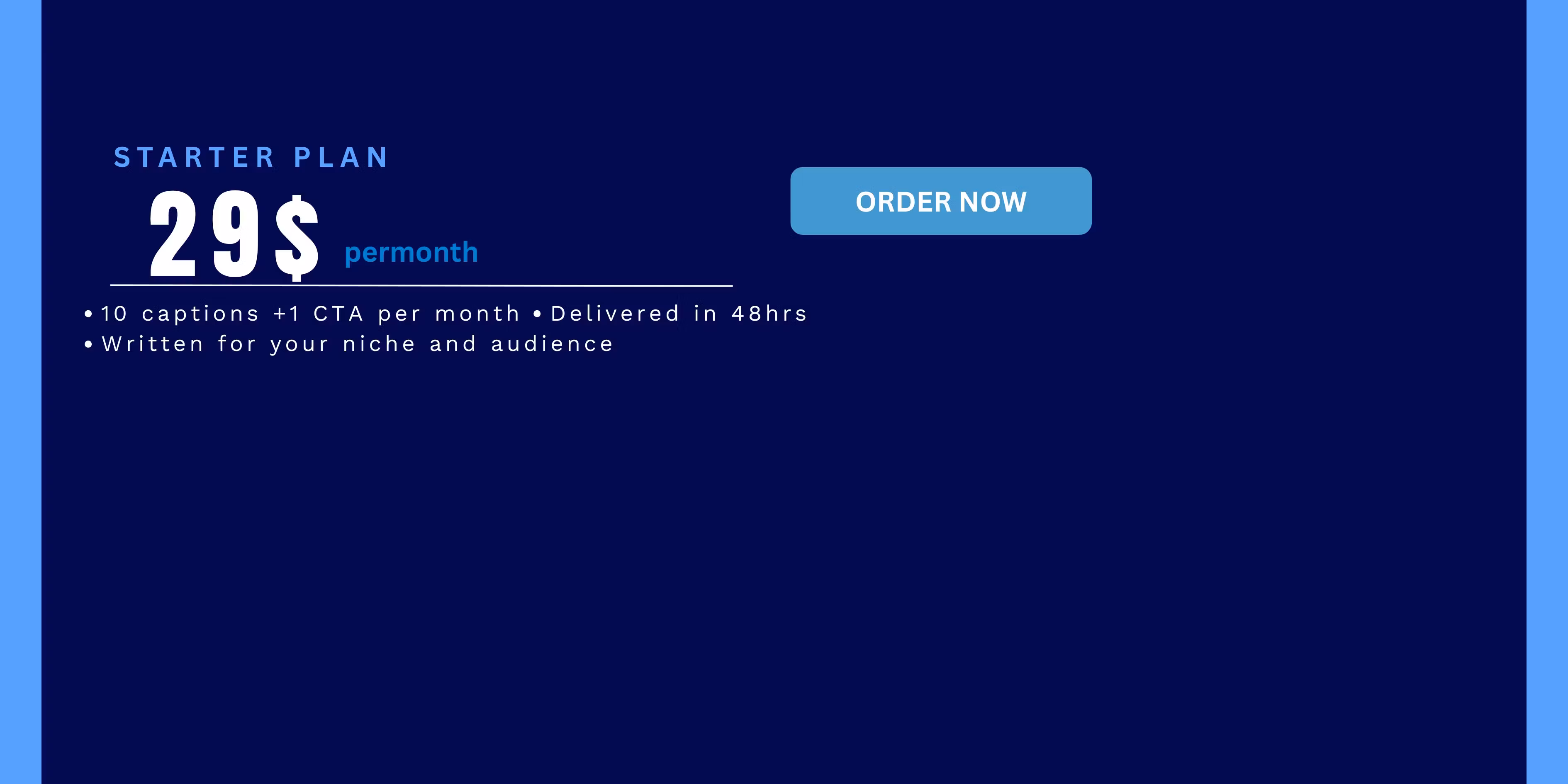 WordsOnDemand - Starter Plan