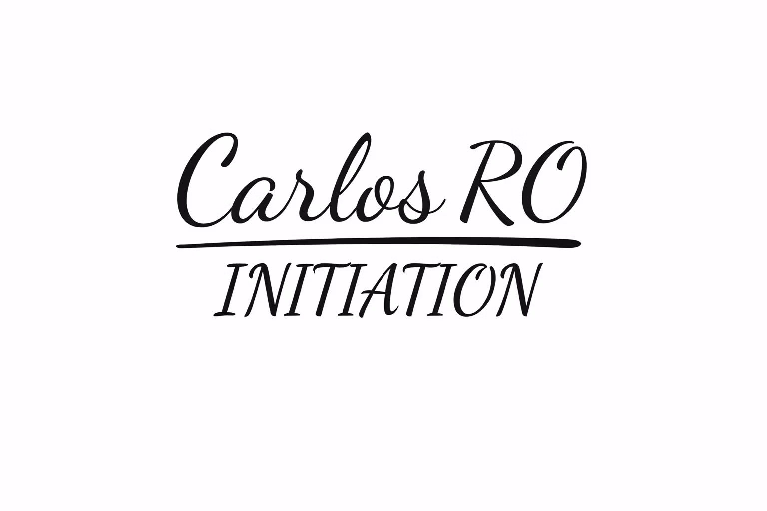 RO INITIATION RITUAL