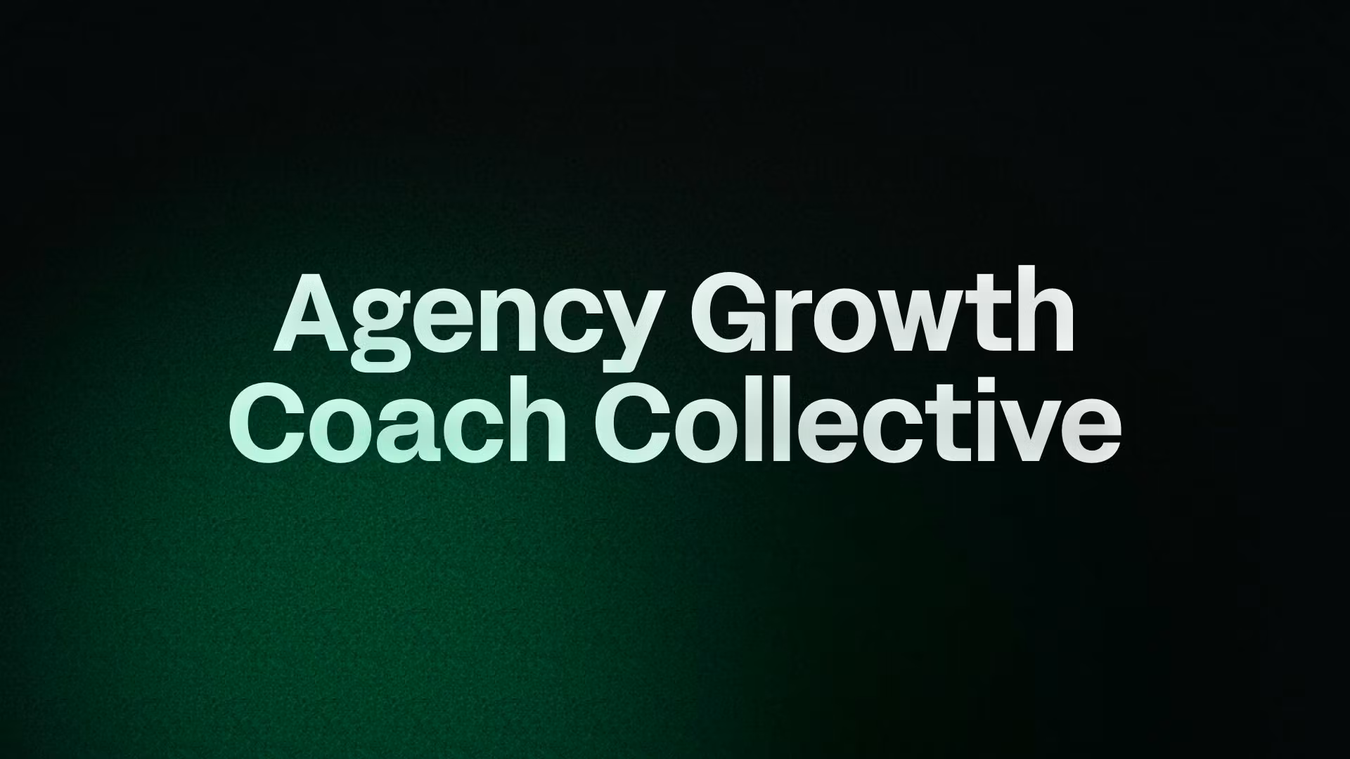 Agency Growth Coach Collective
