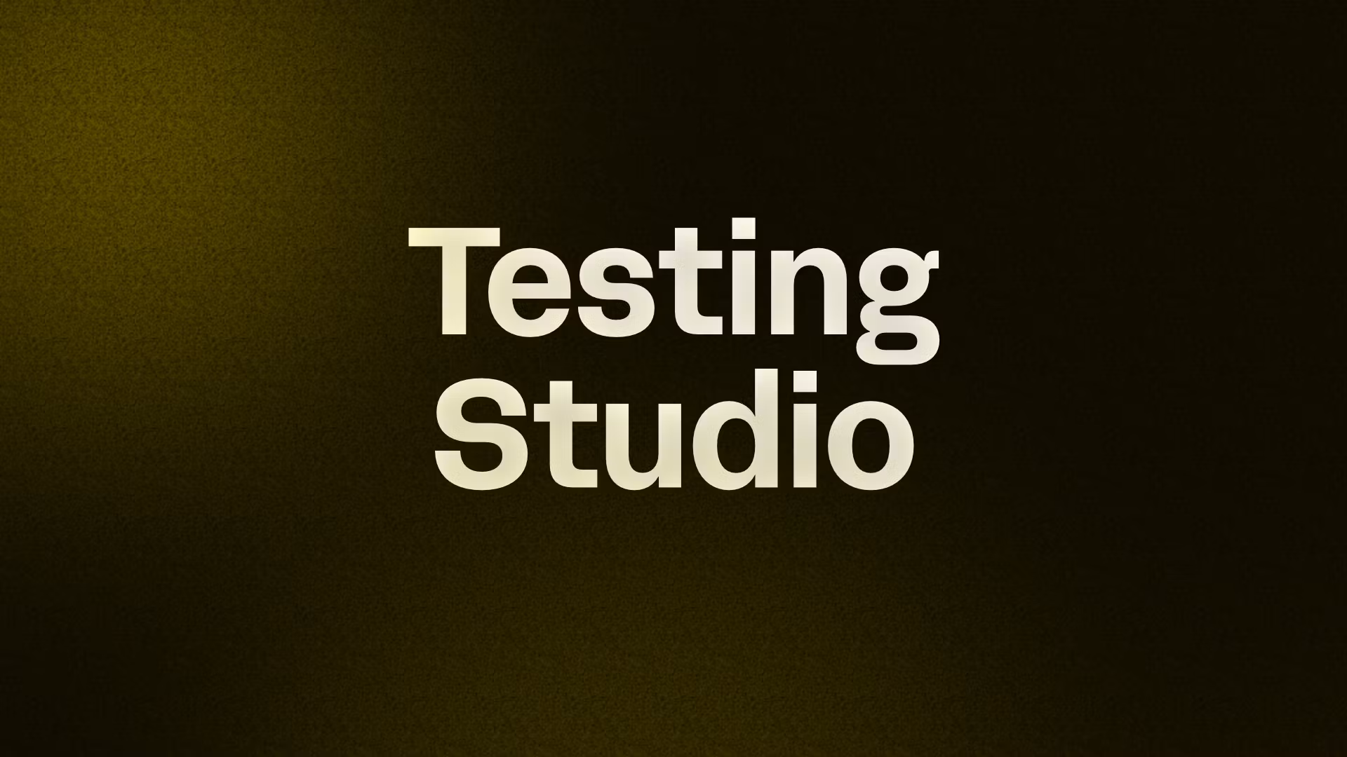 Testing Studio