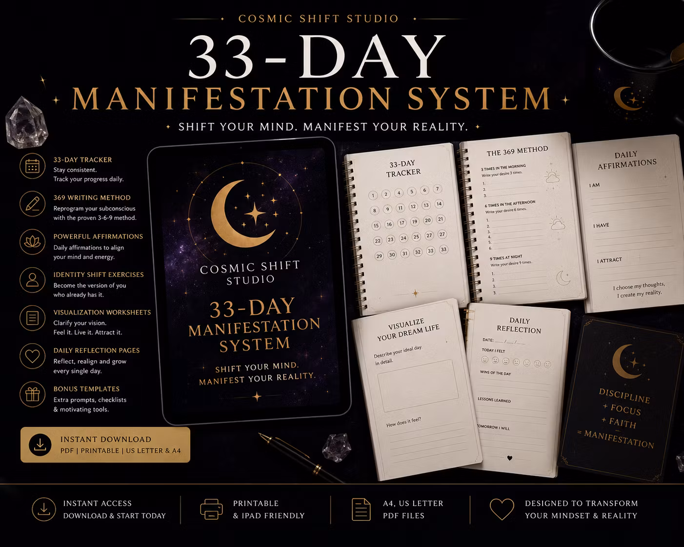33-Day Manifestation System✨