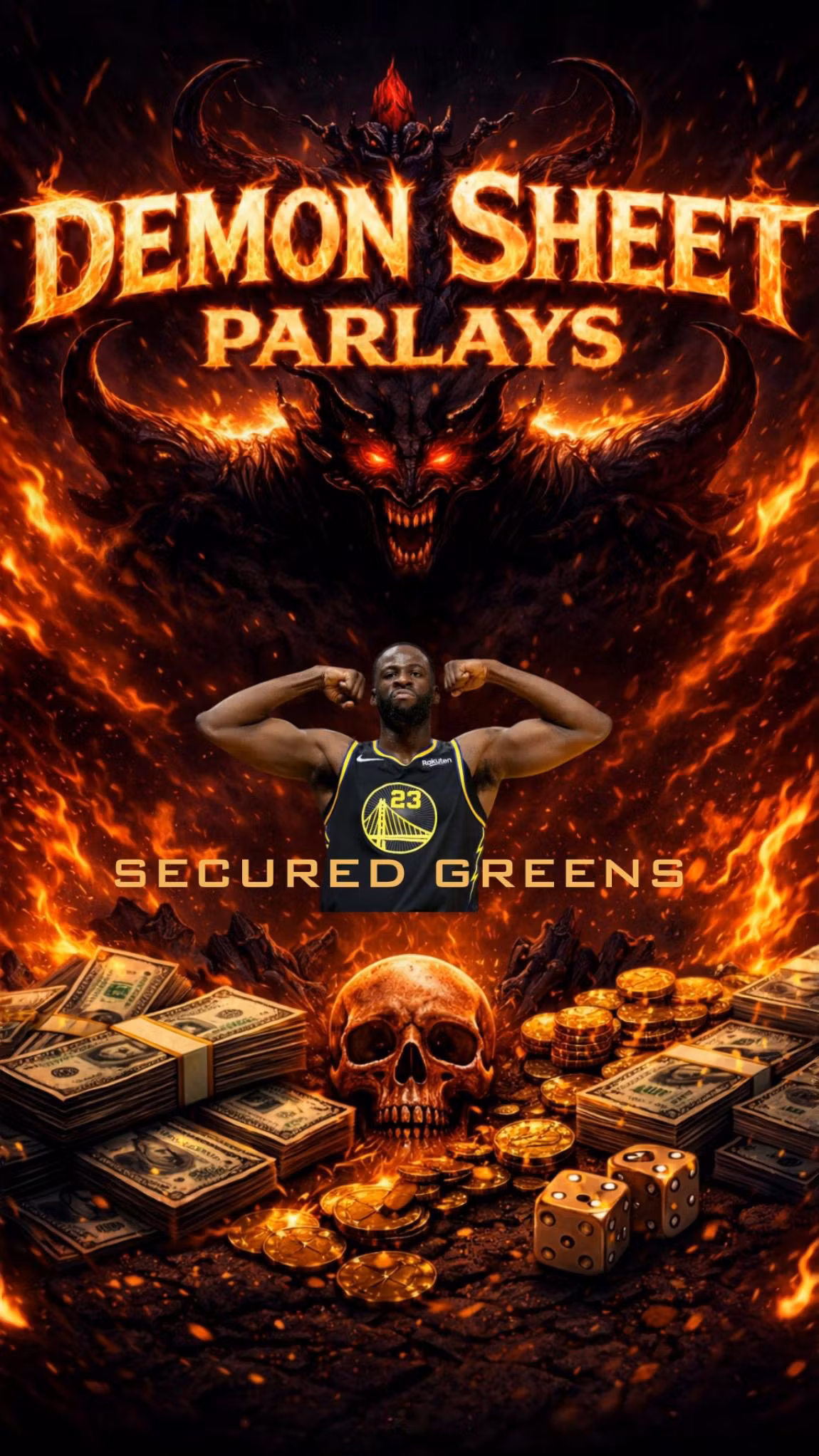 SECURED GREENS DEMON SHEETS