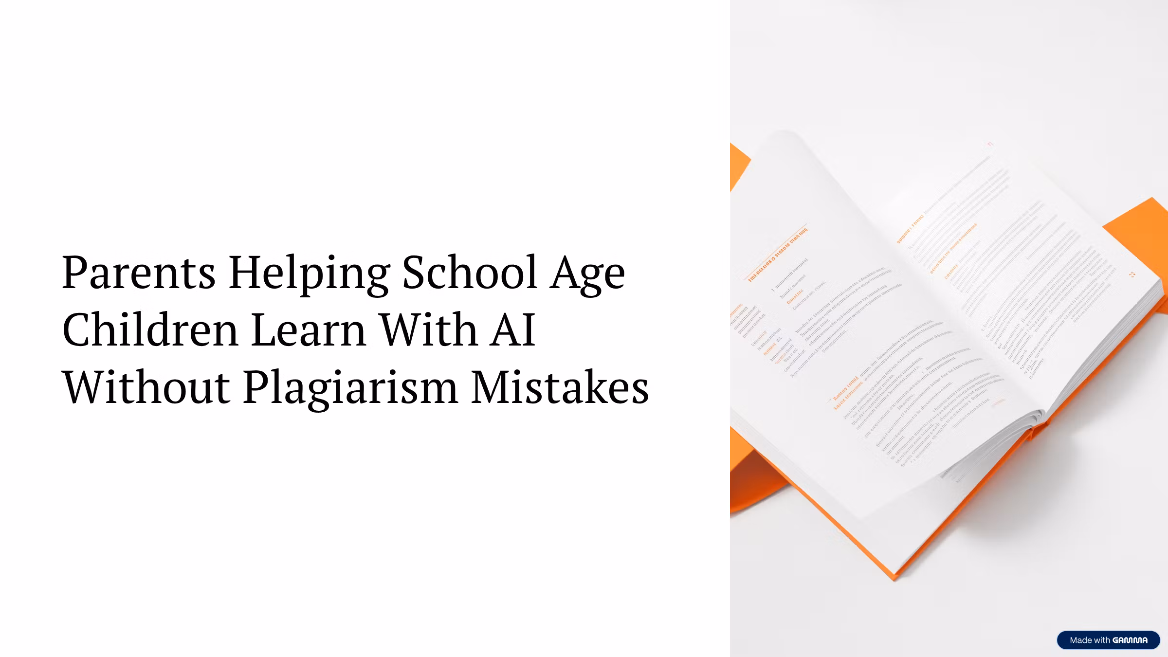 Parents Helping children learn AI