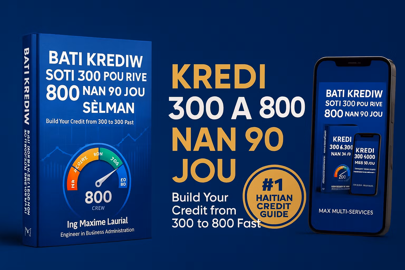 Bati Krediw 300-800 nan 90 Jou