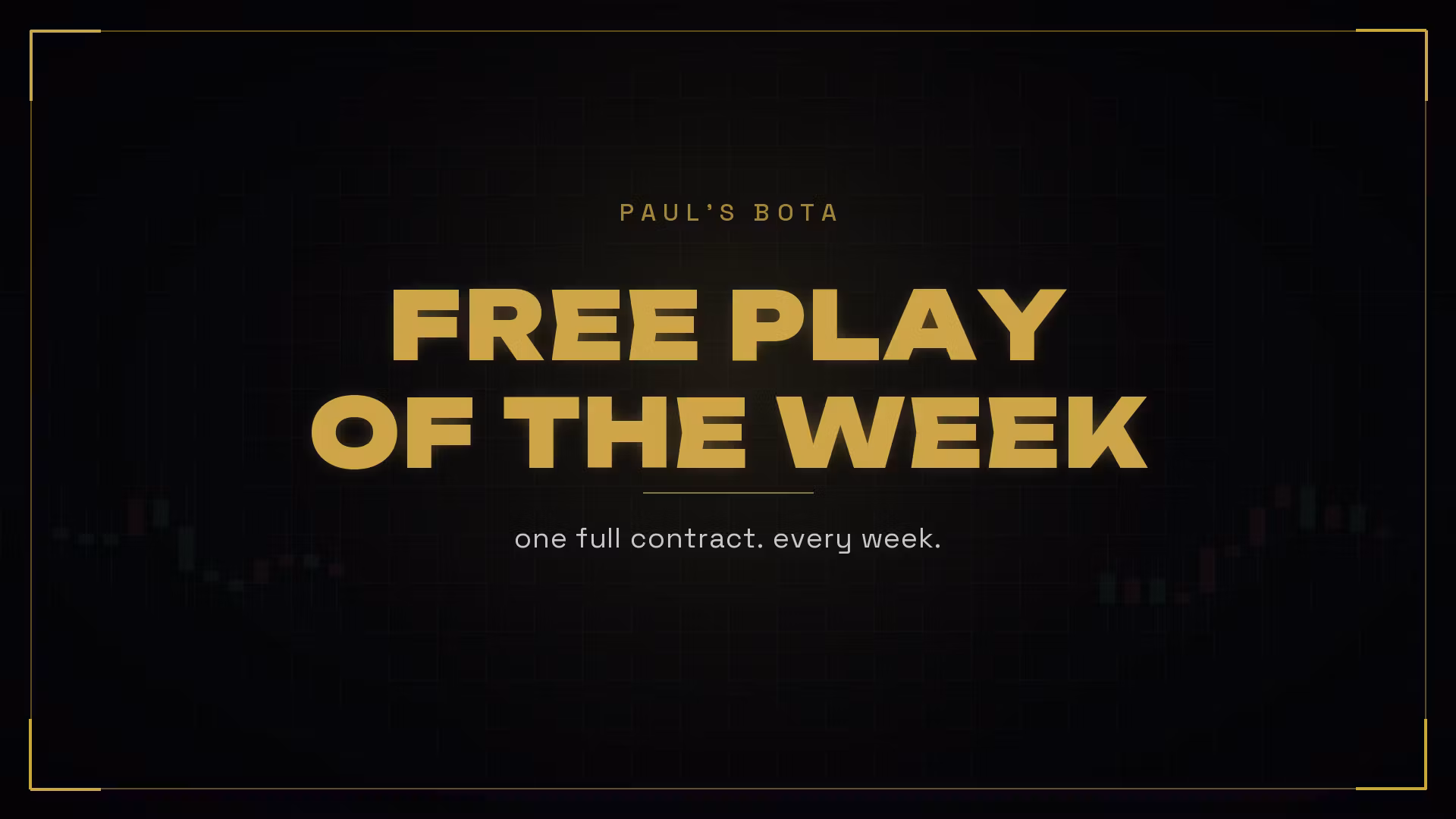 🎁Free Play of the Week